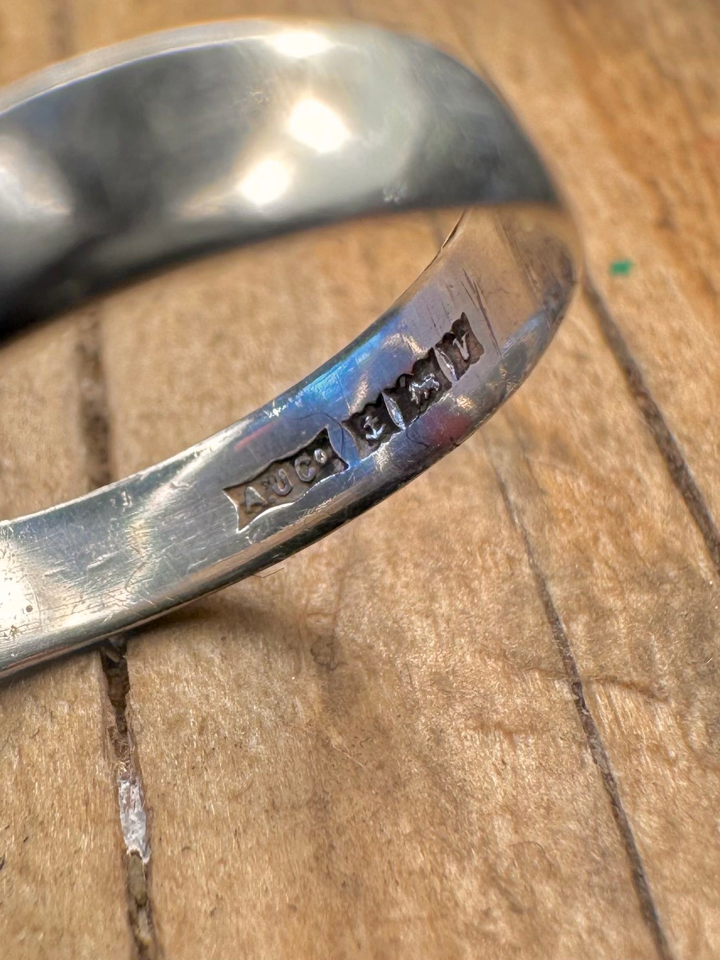 Vintage 1970 Carnelian 925 Sterling Silver Size K Ring