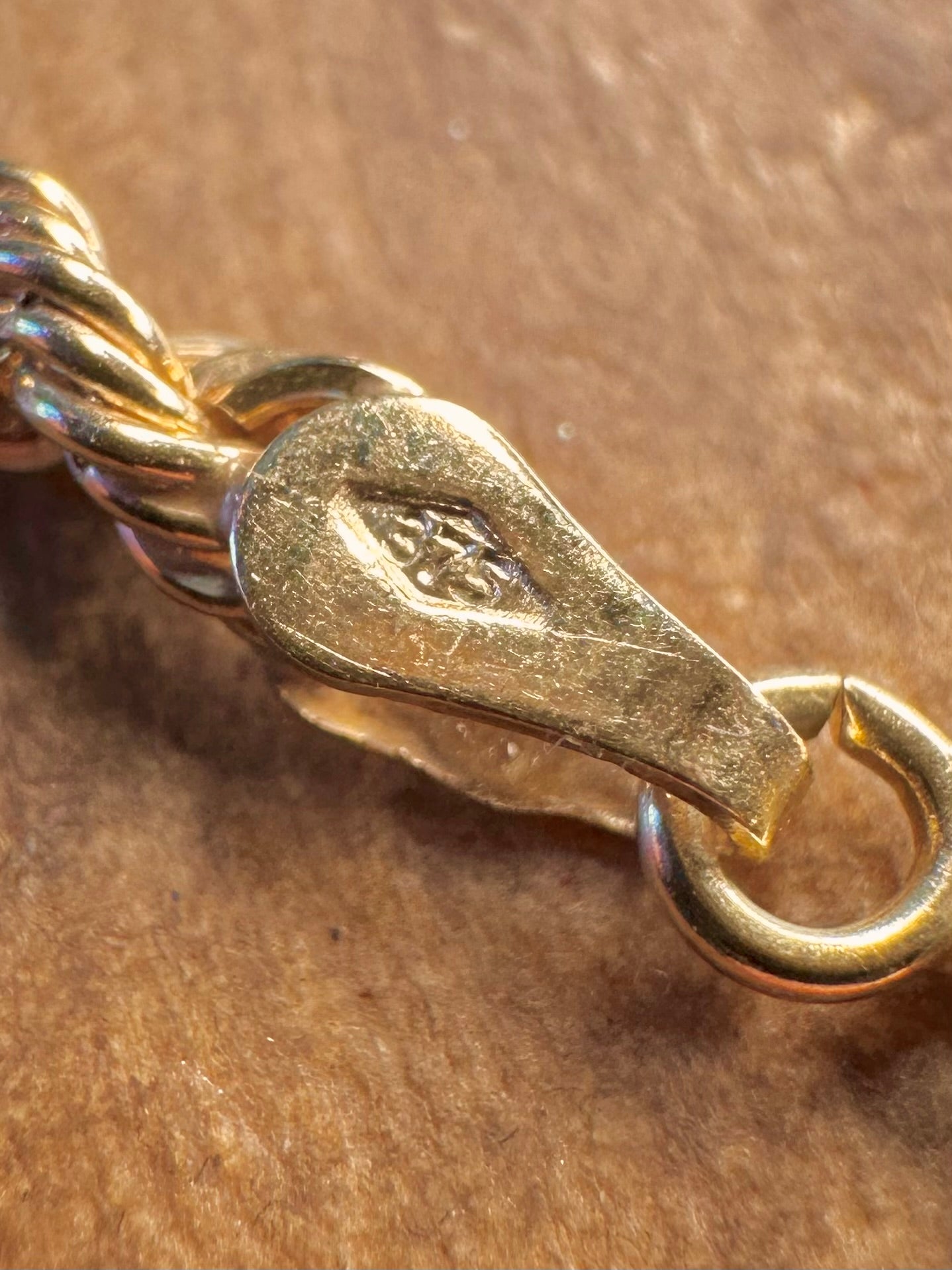 9ct Gold Rope Chain Sheffield 18 inch Necklace