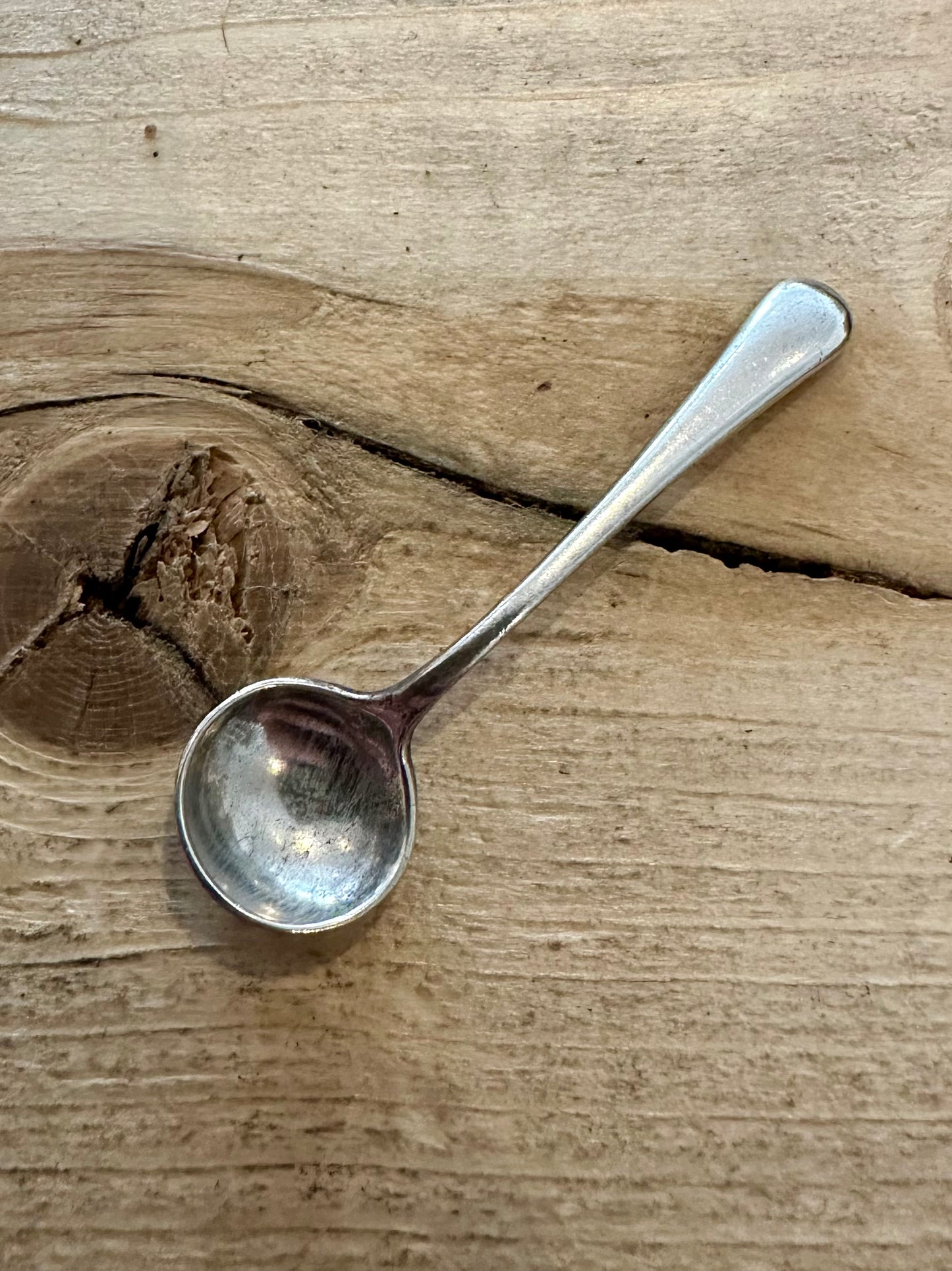 Vintage 1908 Mustard Spoon 925 Silver