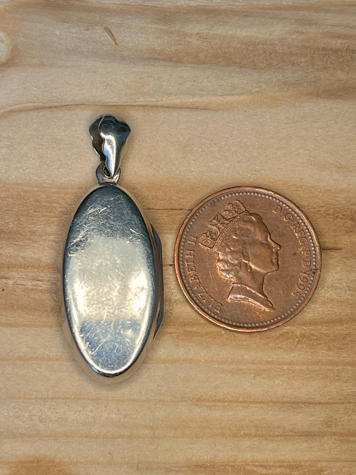 Oval Picture Locket 925 Sterling Silver Pendant