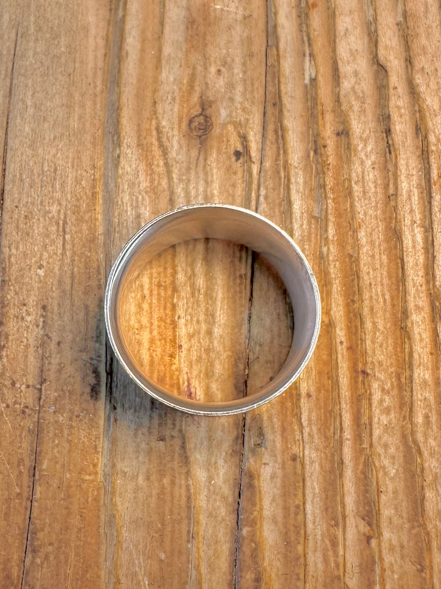 Wide Band 925 Sterling Silver Size X Ring