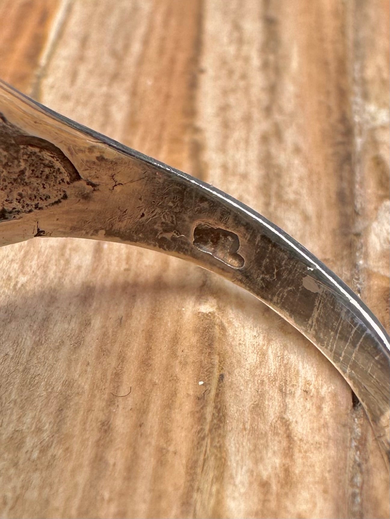 Vintage Irish Harp Motif Signet 925 Sterling Silver Size U Ring