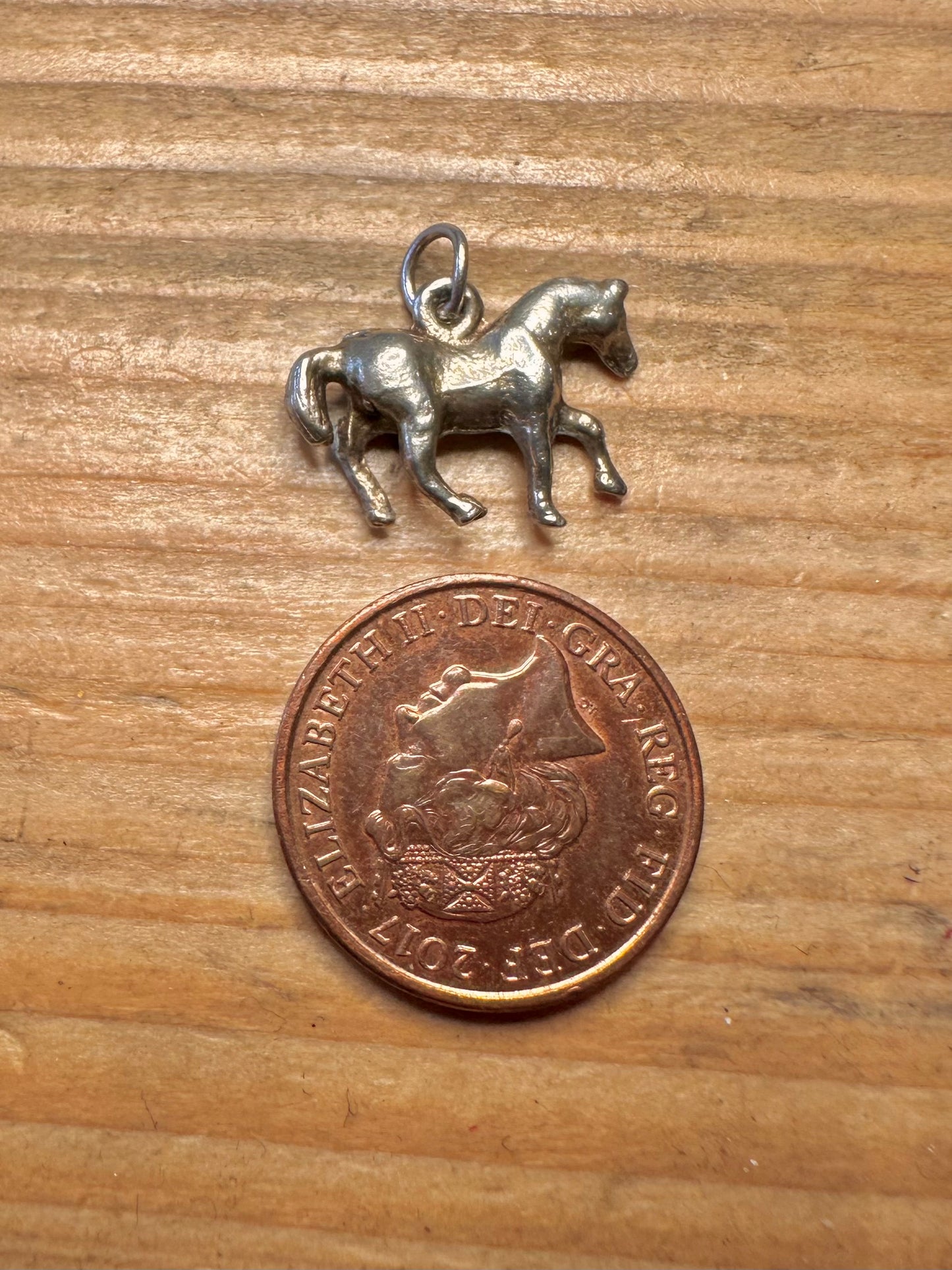 Horse 925 Sterling Silver Charm Pendant