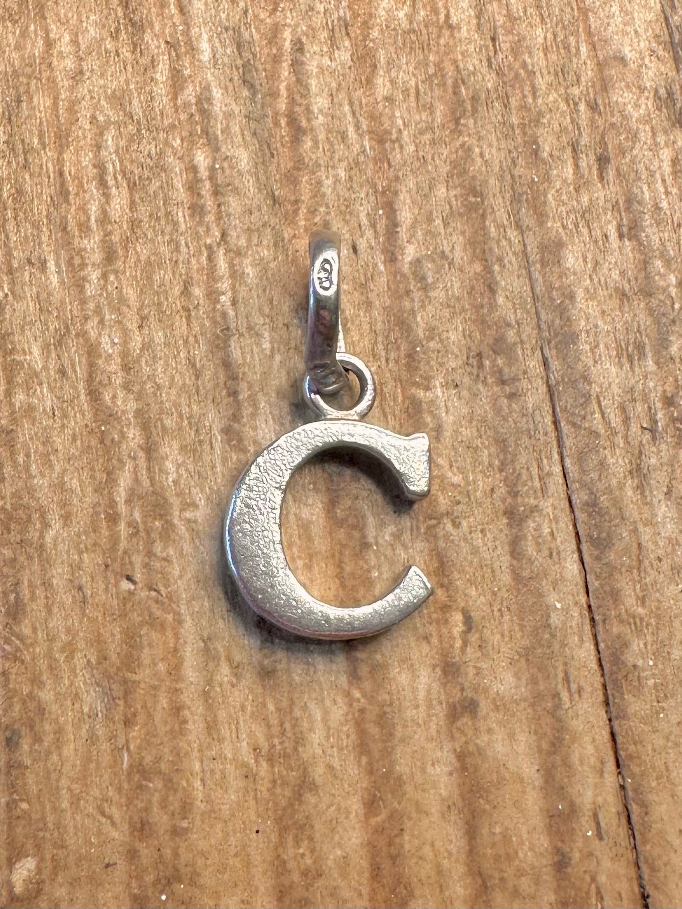 Links of London 2006 Letter C 925 Sterling Silver Charm Pendant