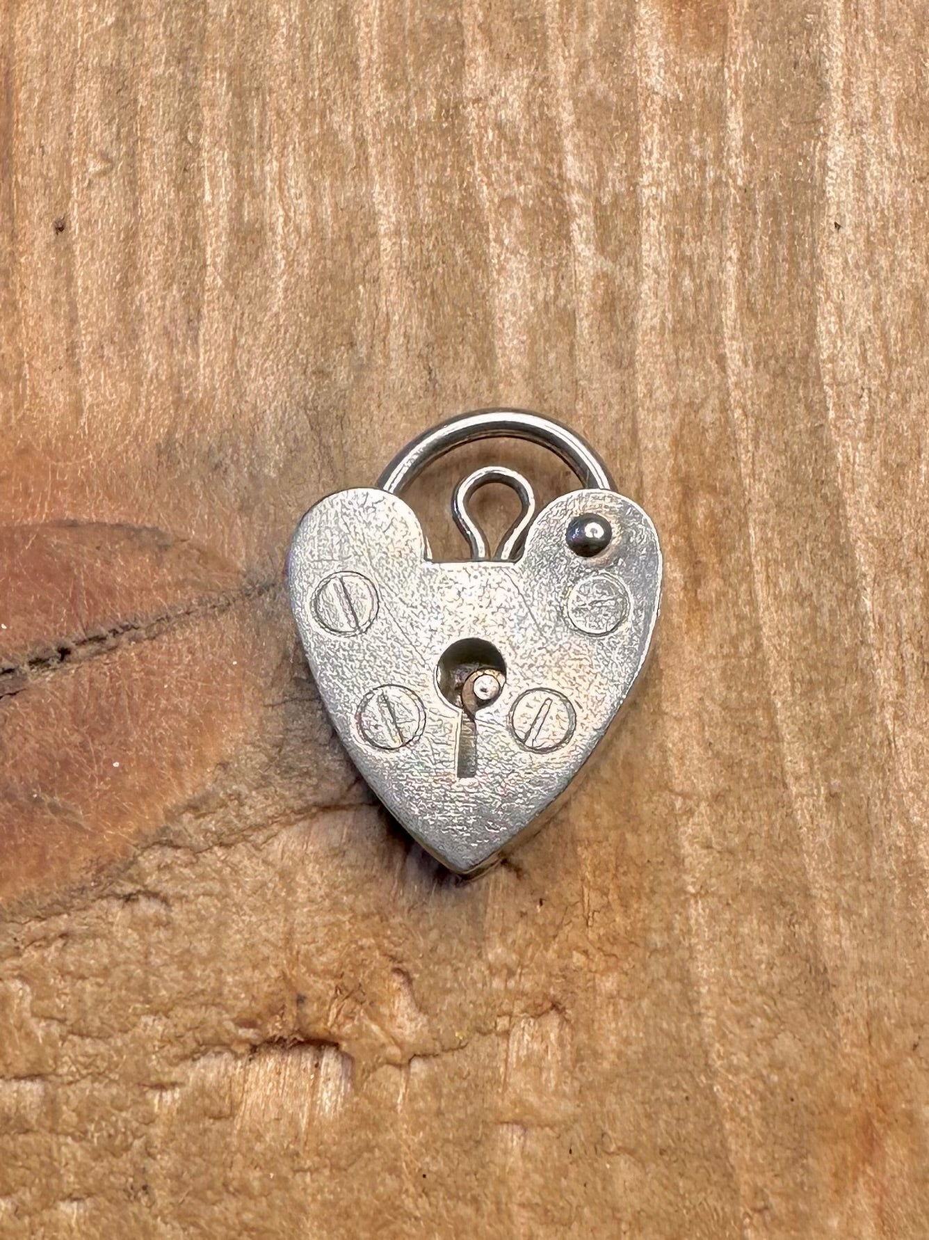 Heart 1978 Padlock Maker HG 925 Sterling Silver Pendant