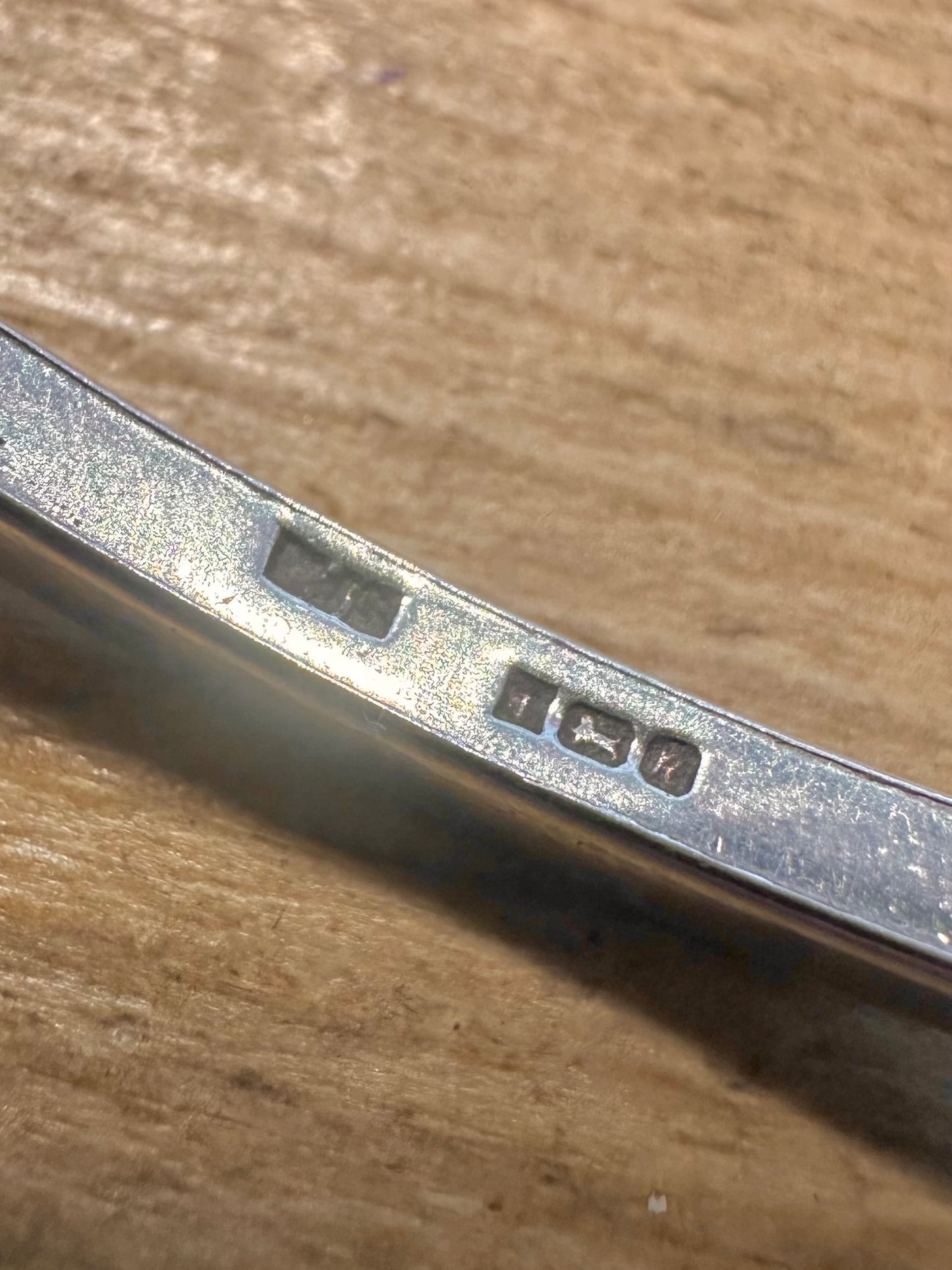 Vintage 1991 Plain Heavy 925 Silver Bangle