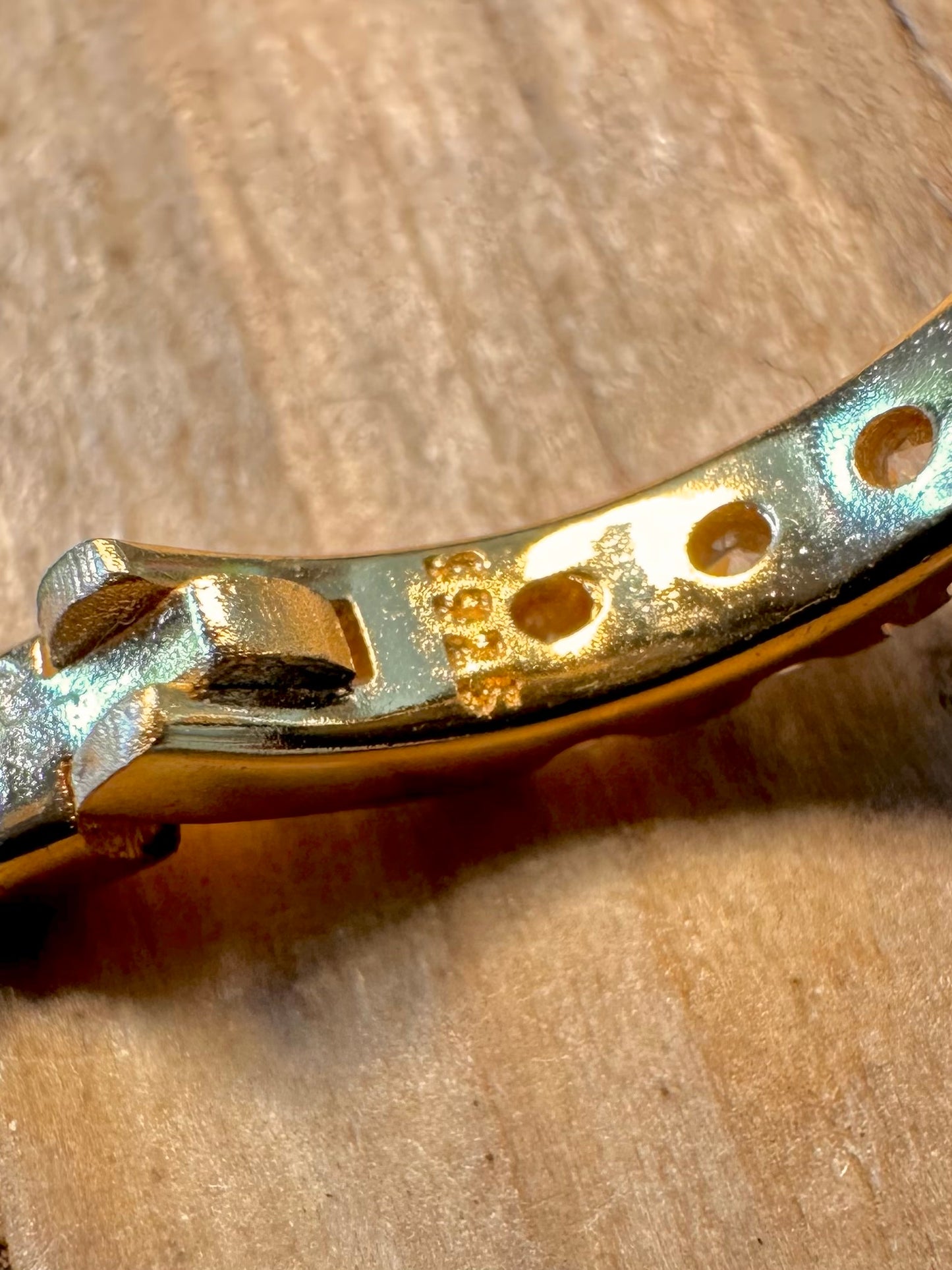Modern CZ Gold on 925 Silver Hoop Earrings
