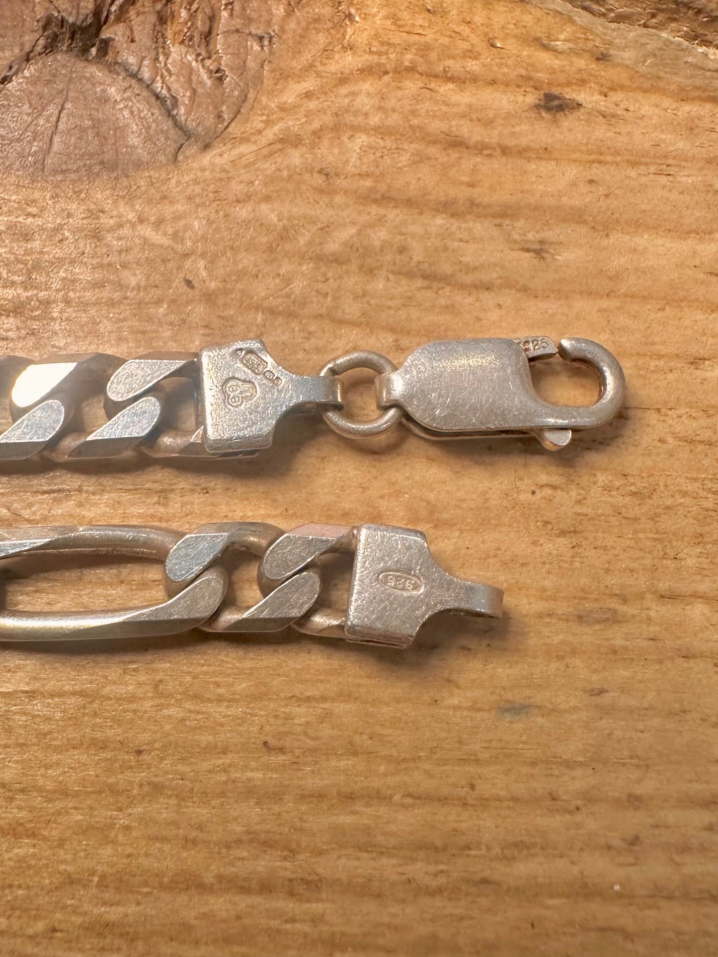 Vintage Figaro Chain 925 Silver 20.5 inch Necklace