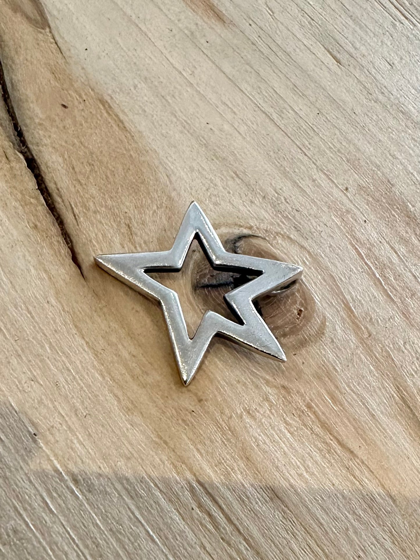 Abstract Star 925 Silver Pendant