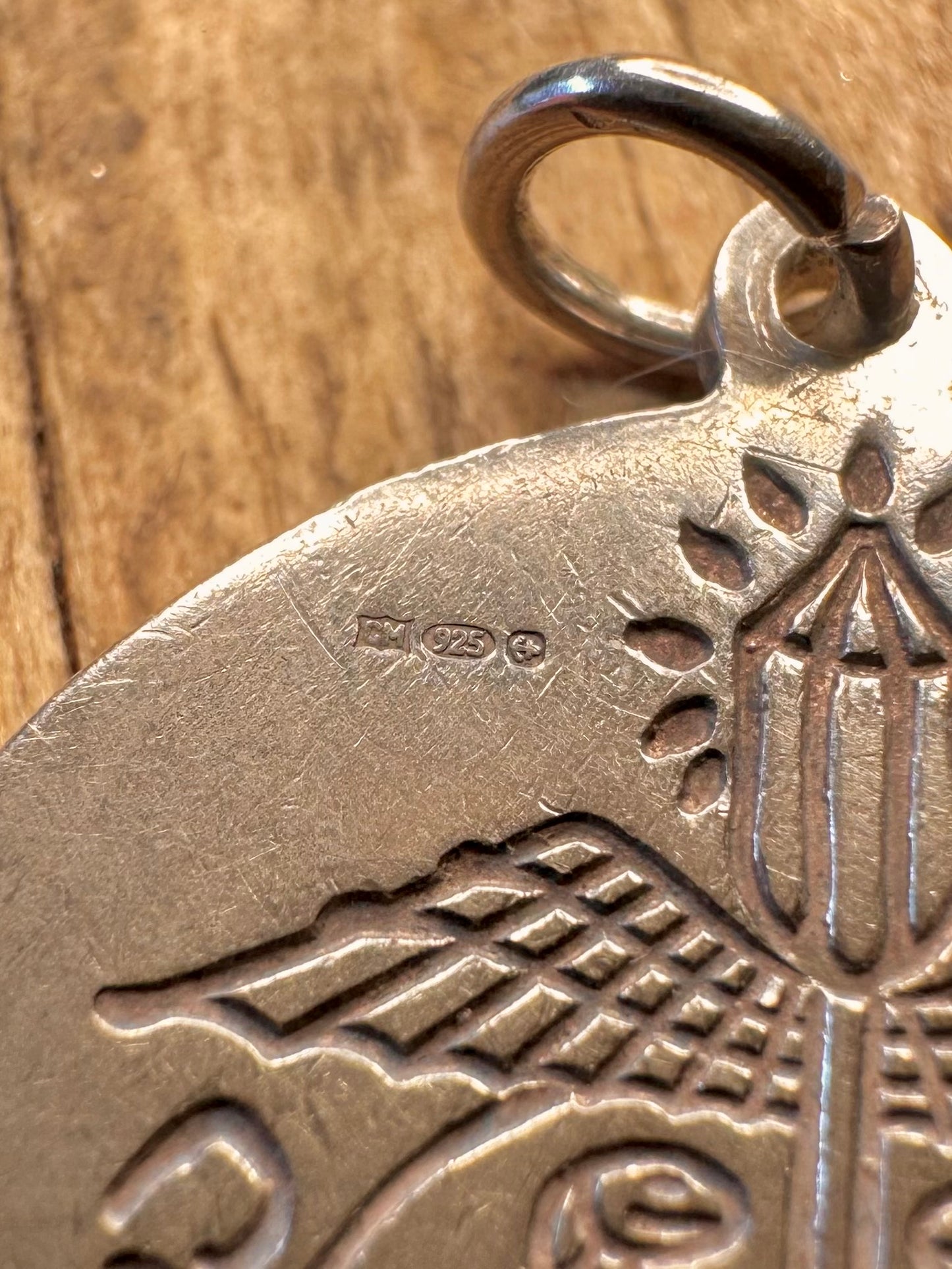 Der Kreis von Raphael Kreis 925 Sterling Silber Anhänger