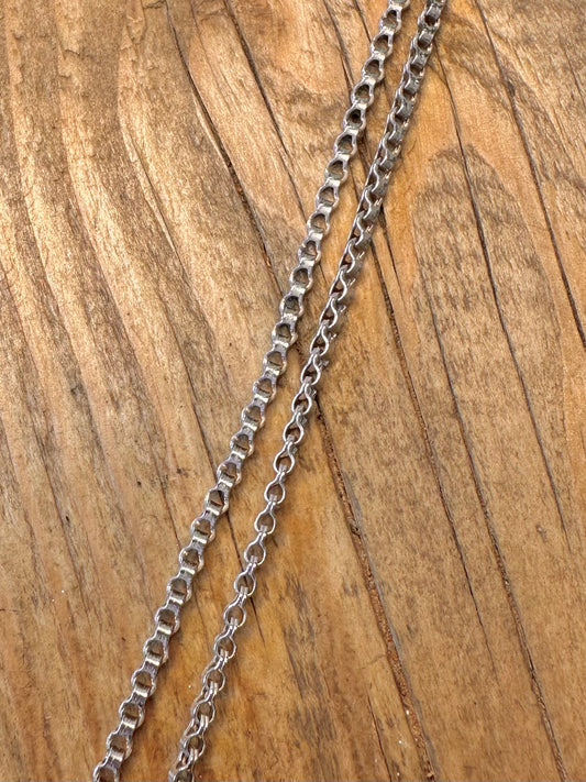Unique Link Chain 925 Sterling Silver 20 inch Necklace