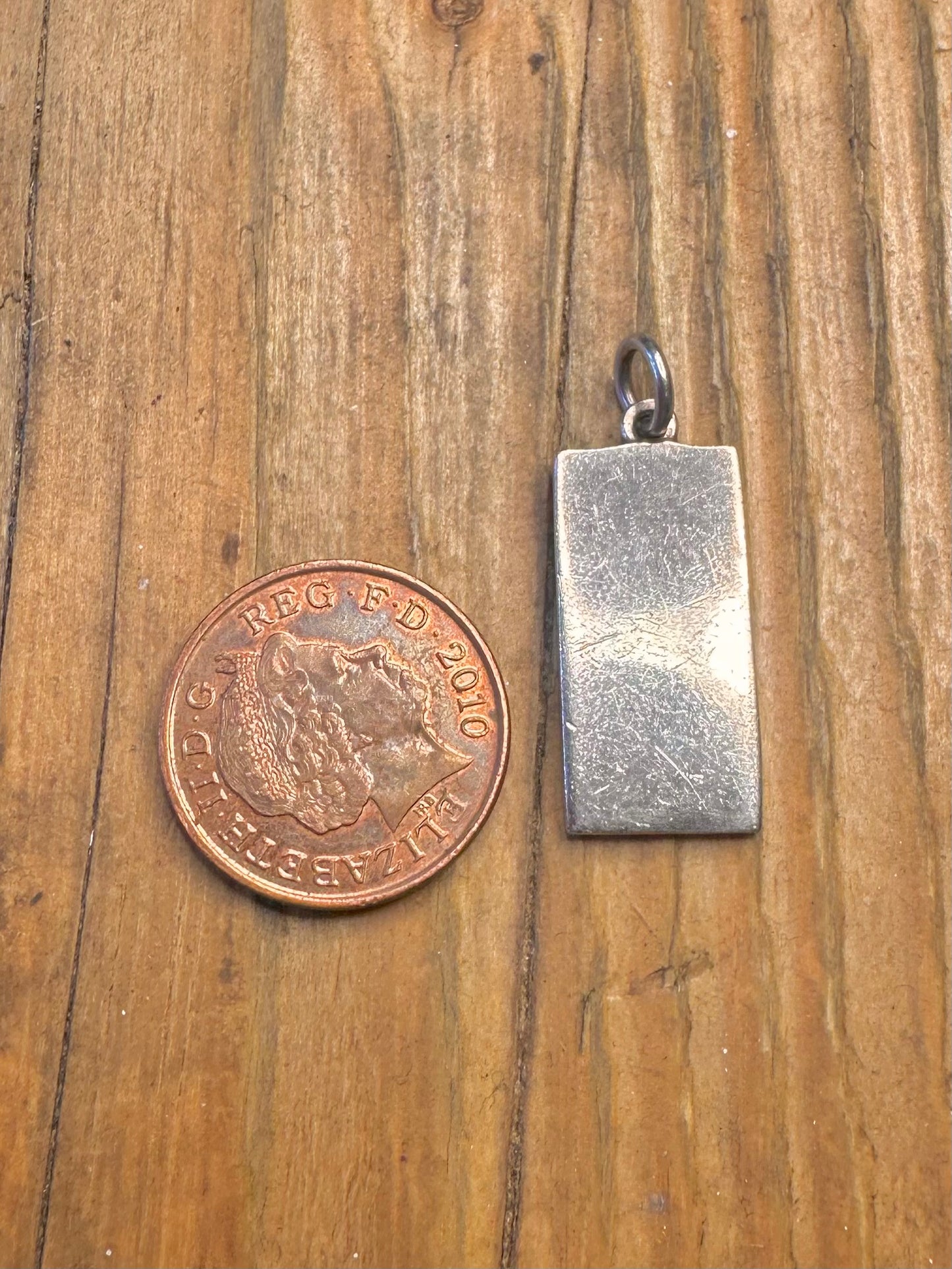 Ingot 1980 Maker GMC Birmingham 926 Sterling Silver Pendant