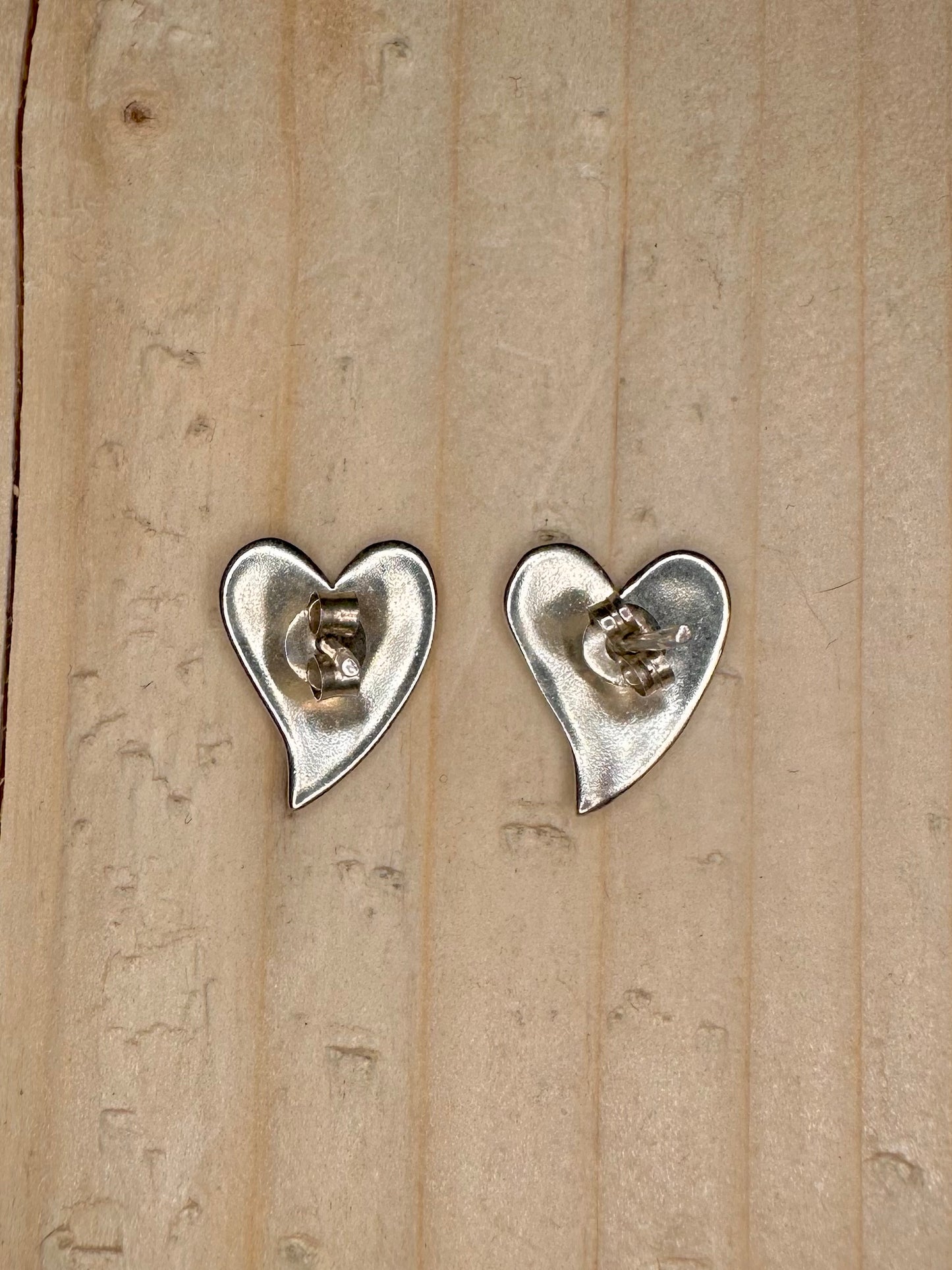 Small Heart 925 Sterling Silver Earrings