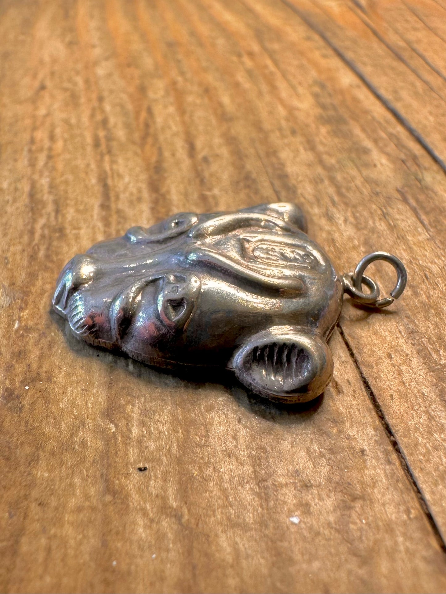 Sekhmet Göttin Löwin 925 Sterling Silber Anhänger