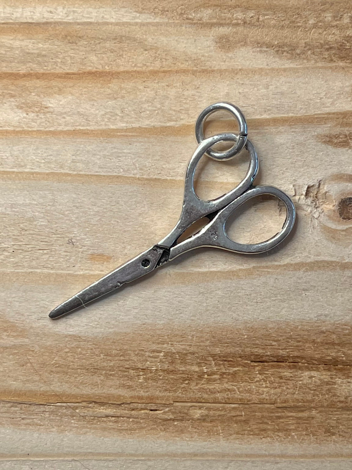 Large Scissors 925 Sterling Silver Pendant