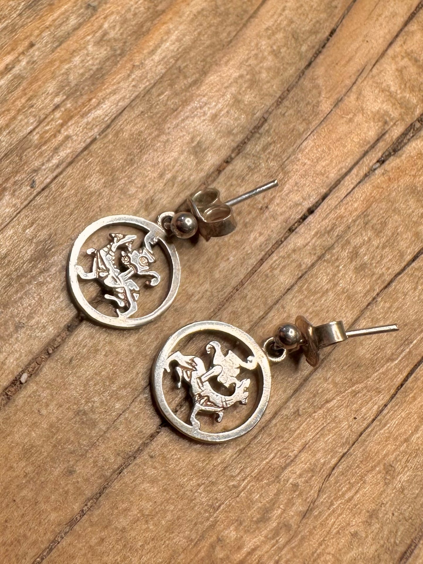 Vintage Maeshowe Dragon Dangle Earrings