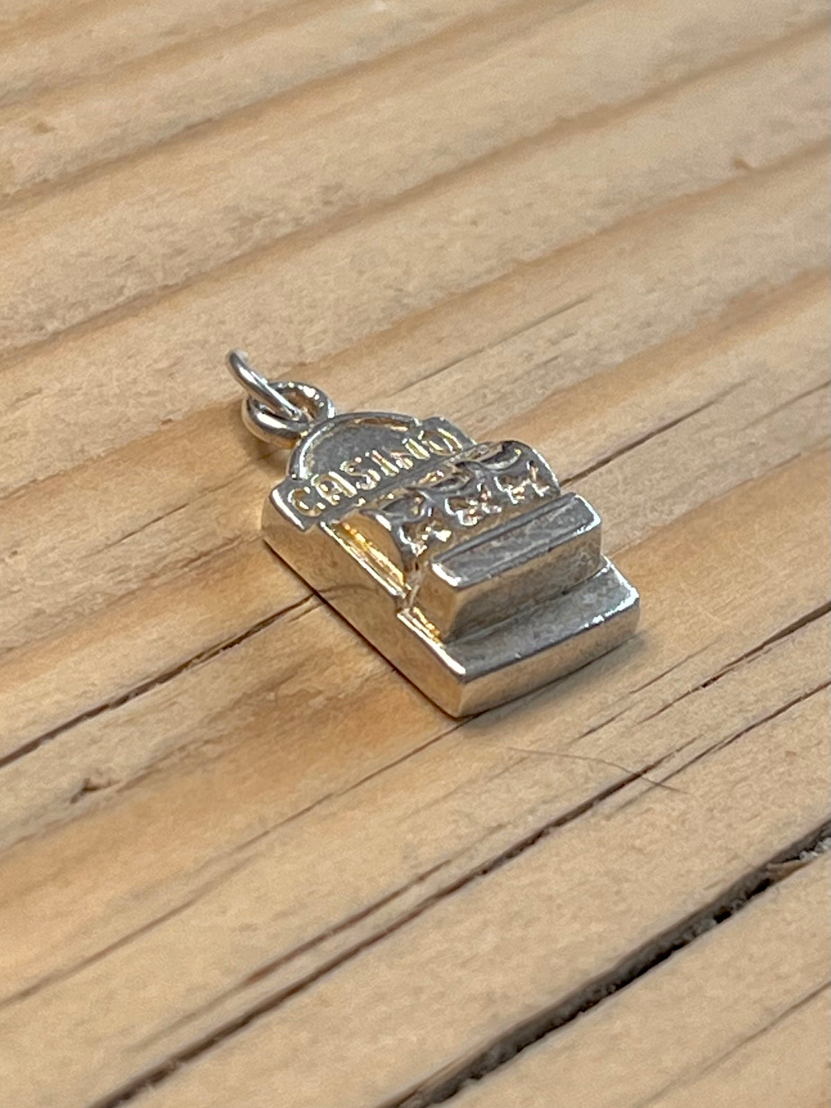 Small Casino Slot Machine GATHA 925 Sterling Silver Pendant
