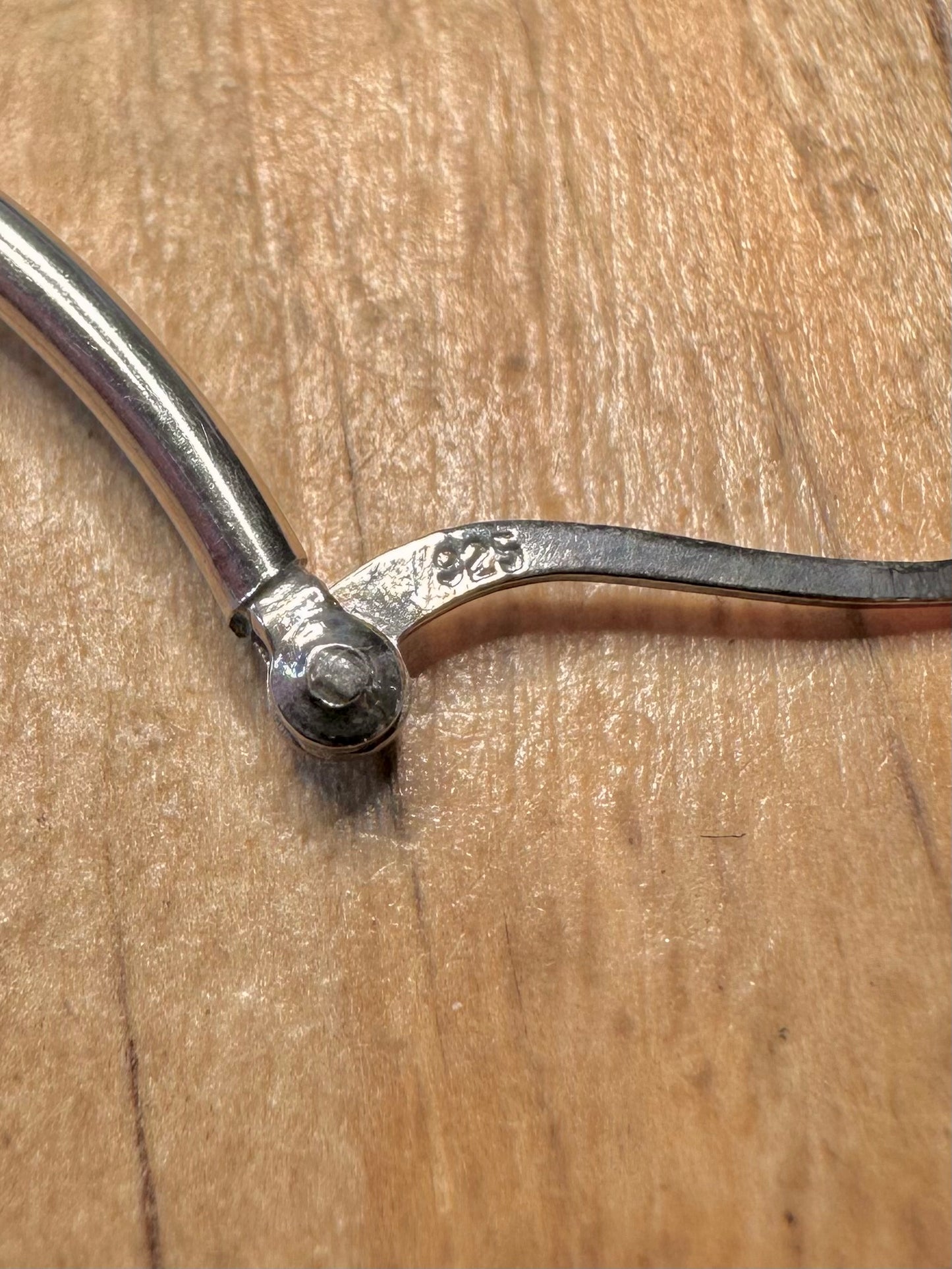 Modern Large Hoops 925 Sterling Silver Earrings