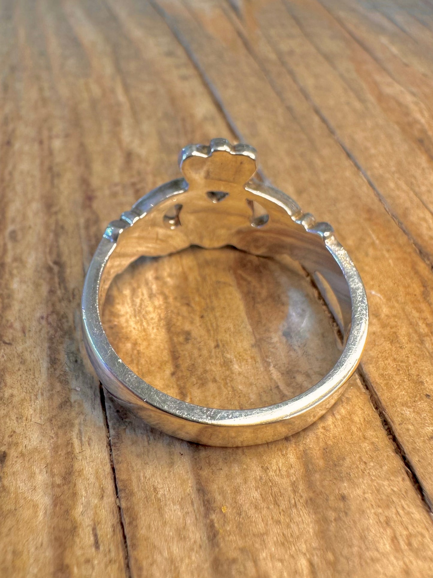 Claddagh 925 Sterling Silver Size V Ring