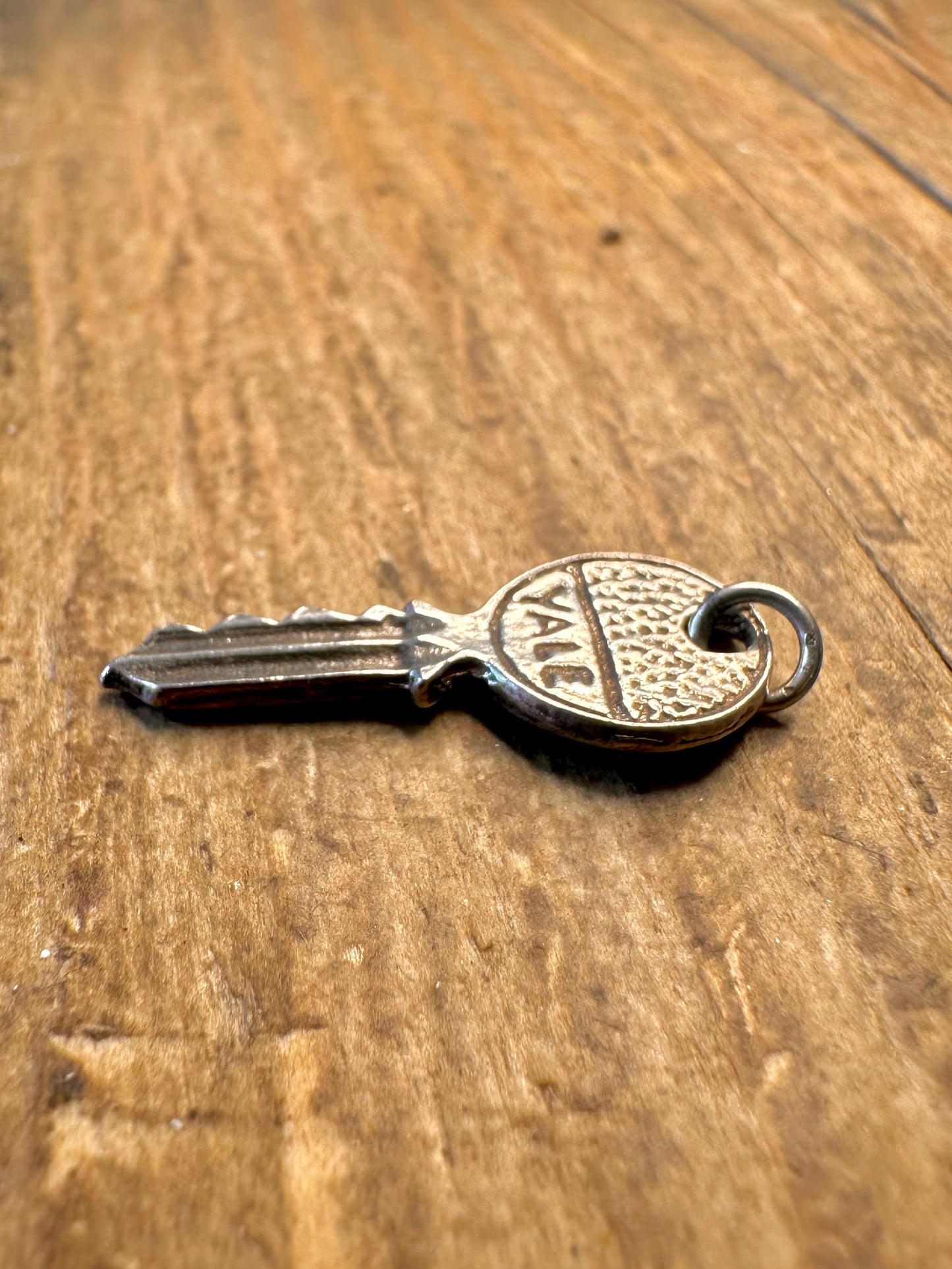 Yale Key 925 Sterling Silver Charm Pendant