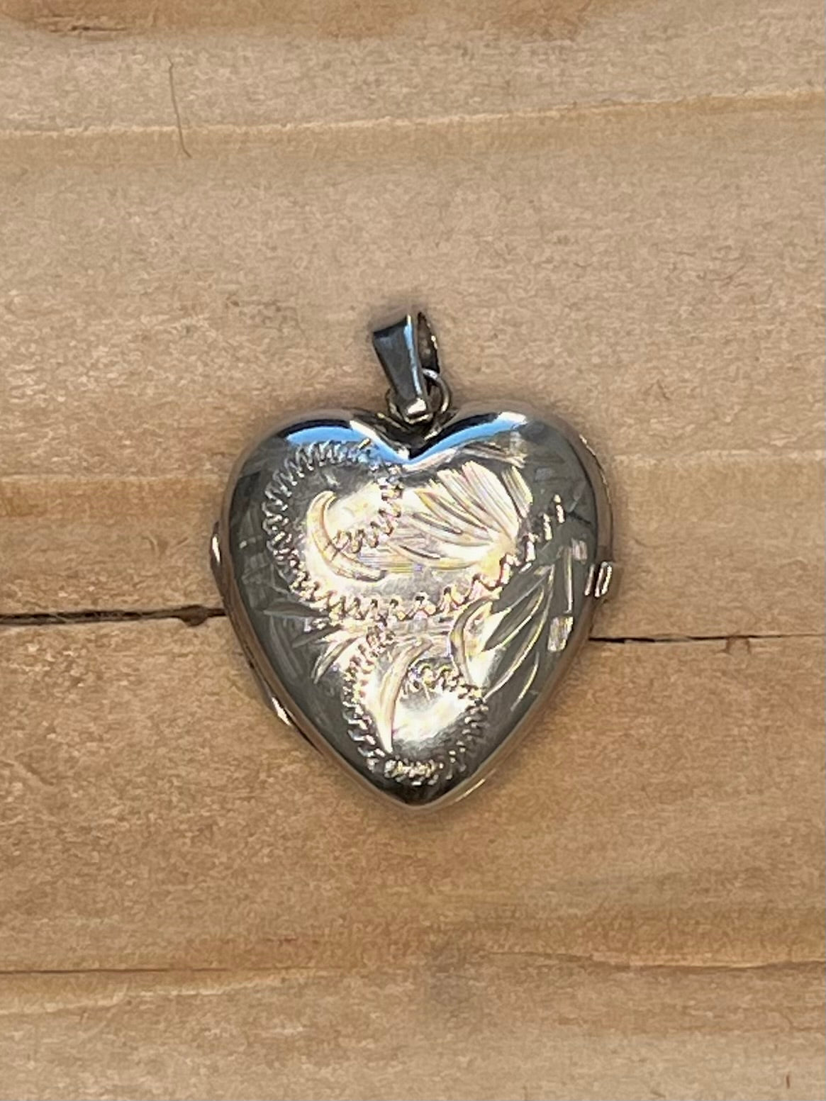 Embellished Heart Locket 925 Sterling Silver Pendant