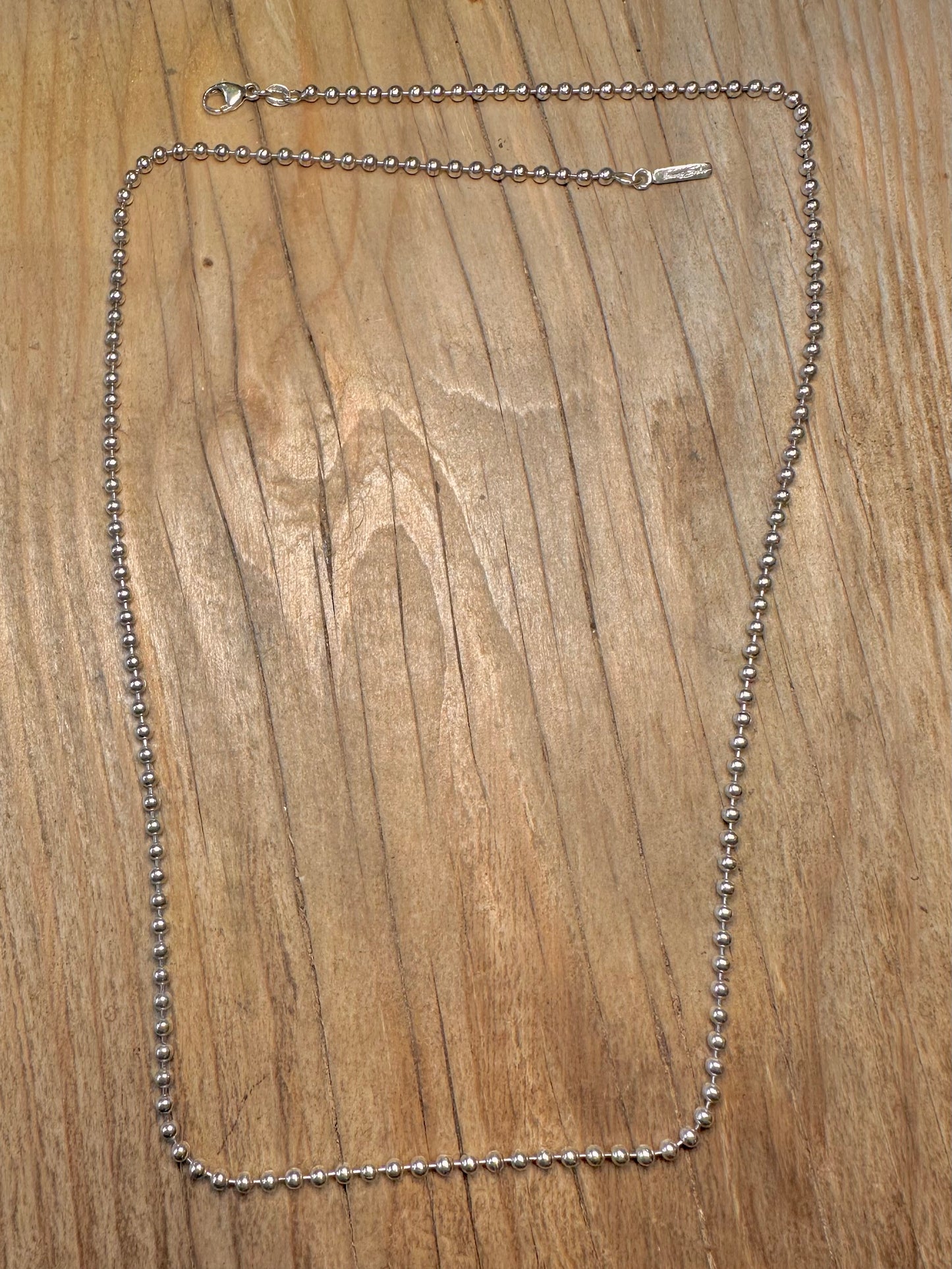 Vintage Thomas Sabo Ball Chain 925 Sterling Silver 21 inch Necklace