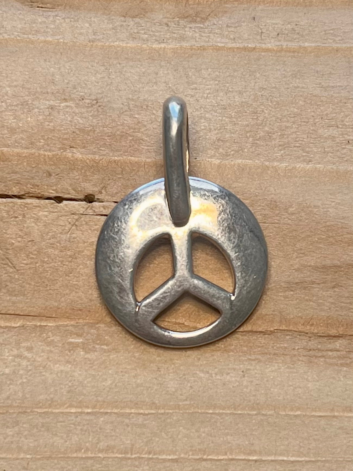 Peace Sign 925 Sterling Silver Pendant