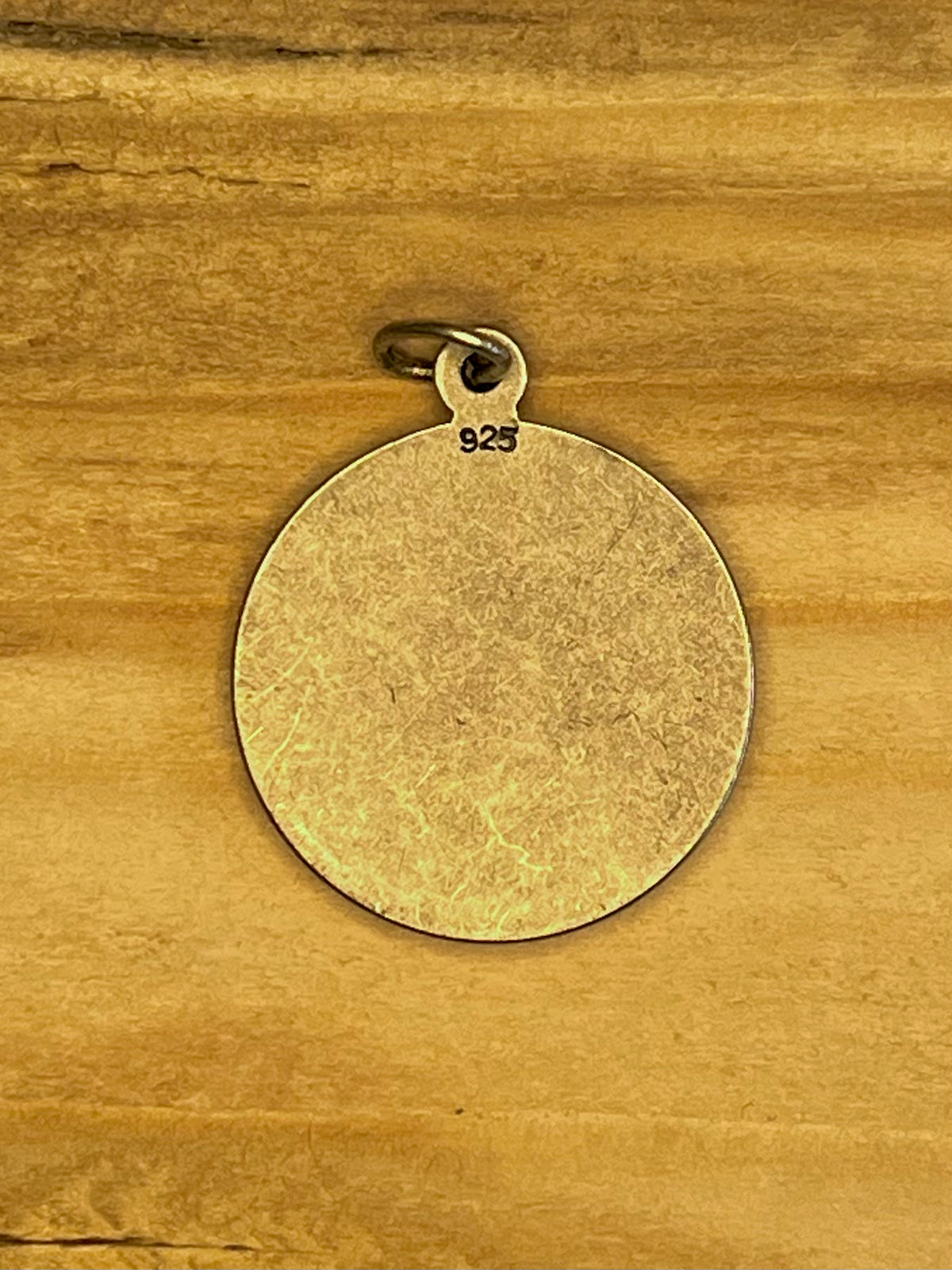 Circle Capricorn Zodiac 925 Sterling Silver Pendant
