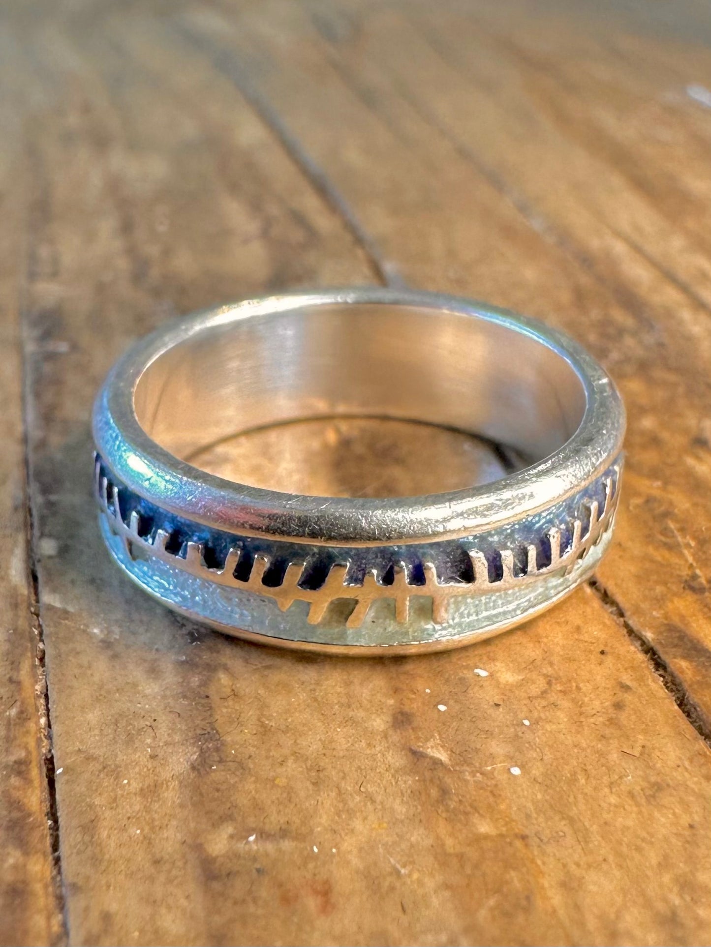 Skyran Twilight Emaille 925 Sterlingsilber Ring Größe M1/2