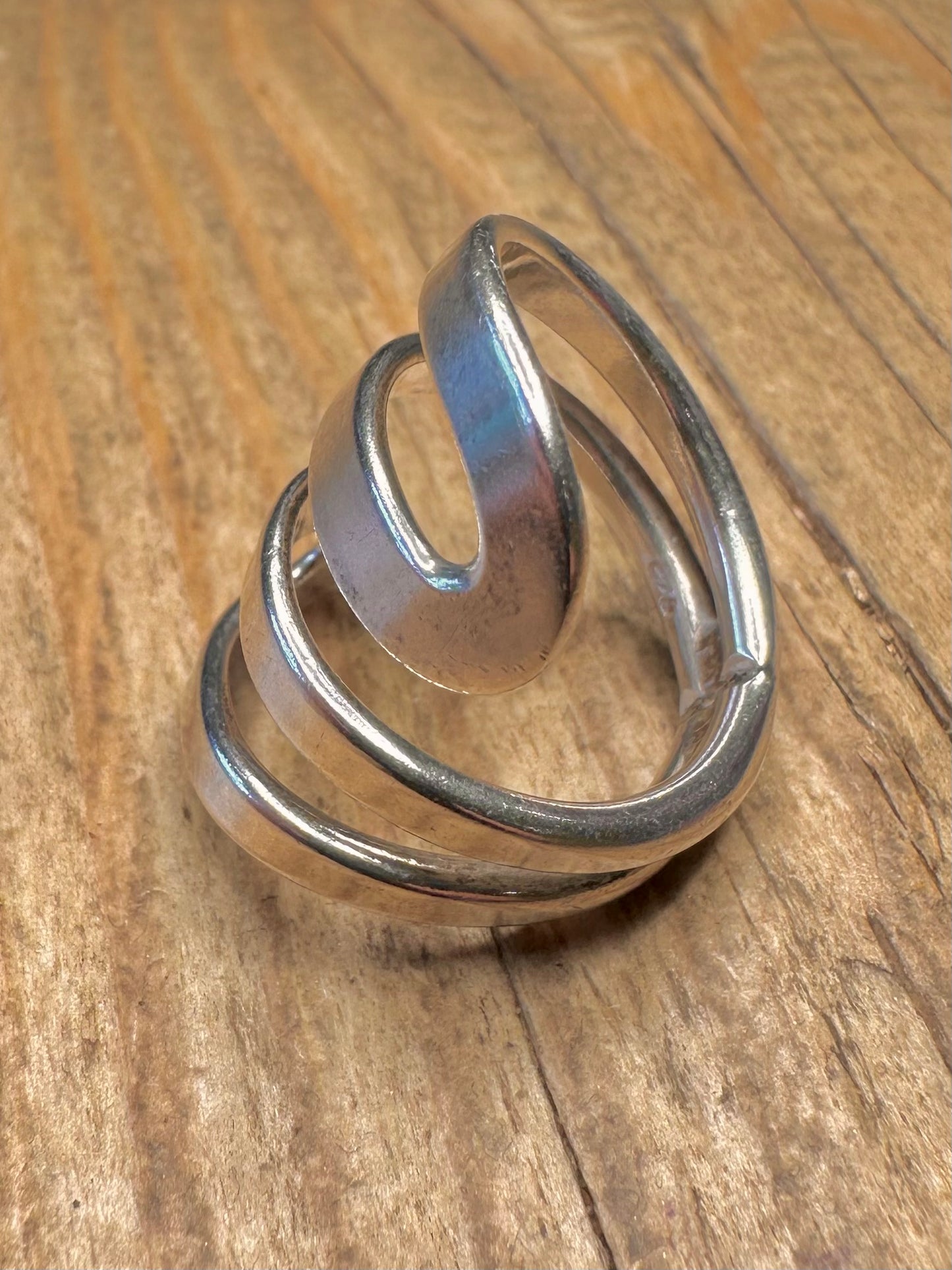 Silpada Mehrschichtiger Ring aus 925er Sterlingsilber, Größe M