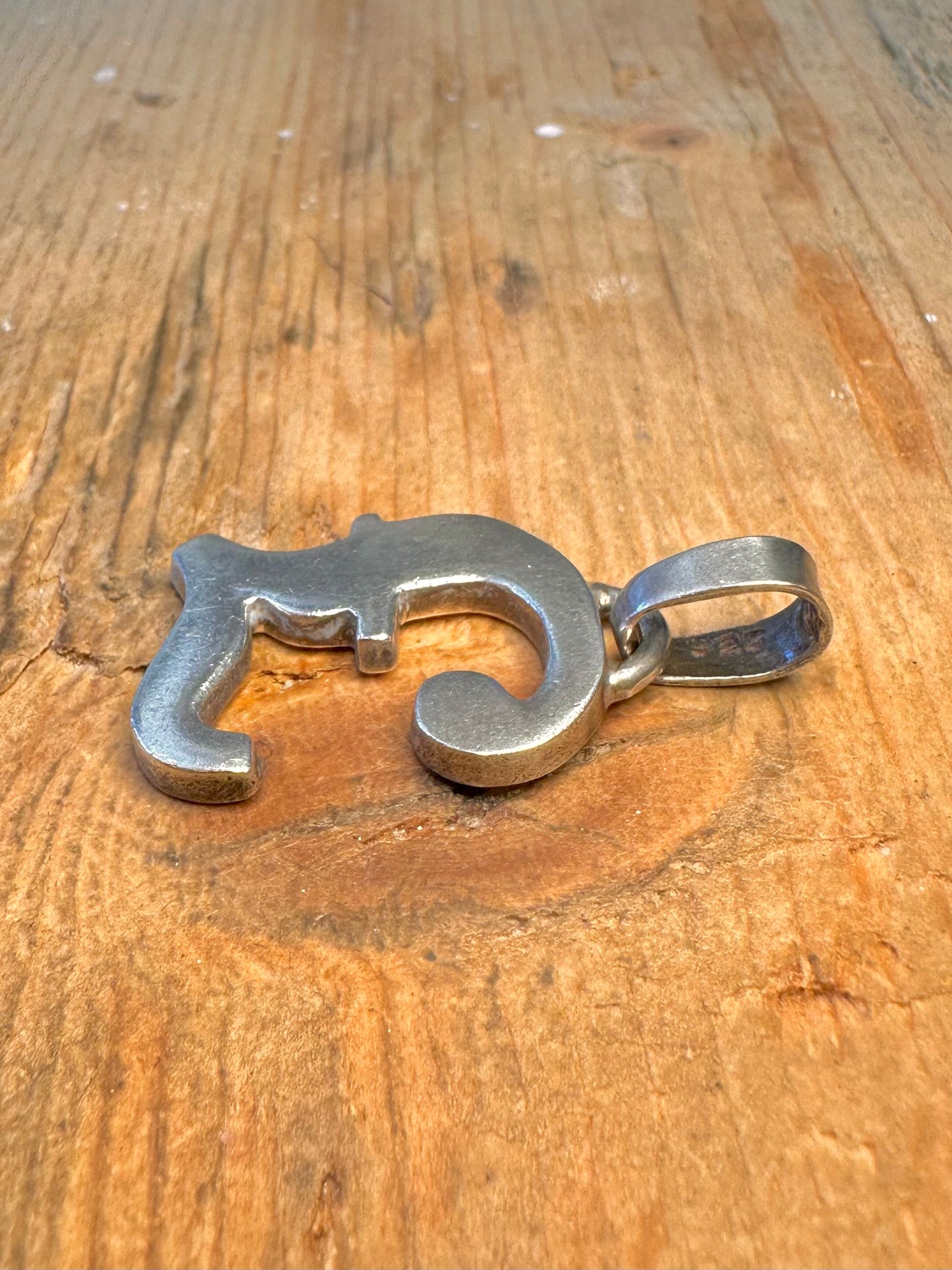 Pound Sign 1974 925 Sterling Silver Pendant