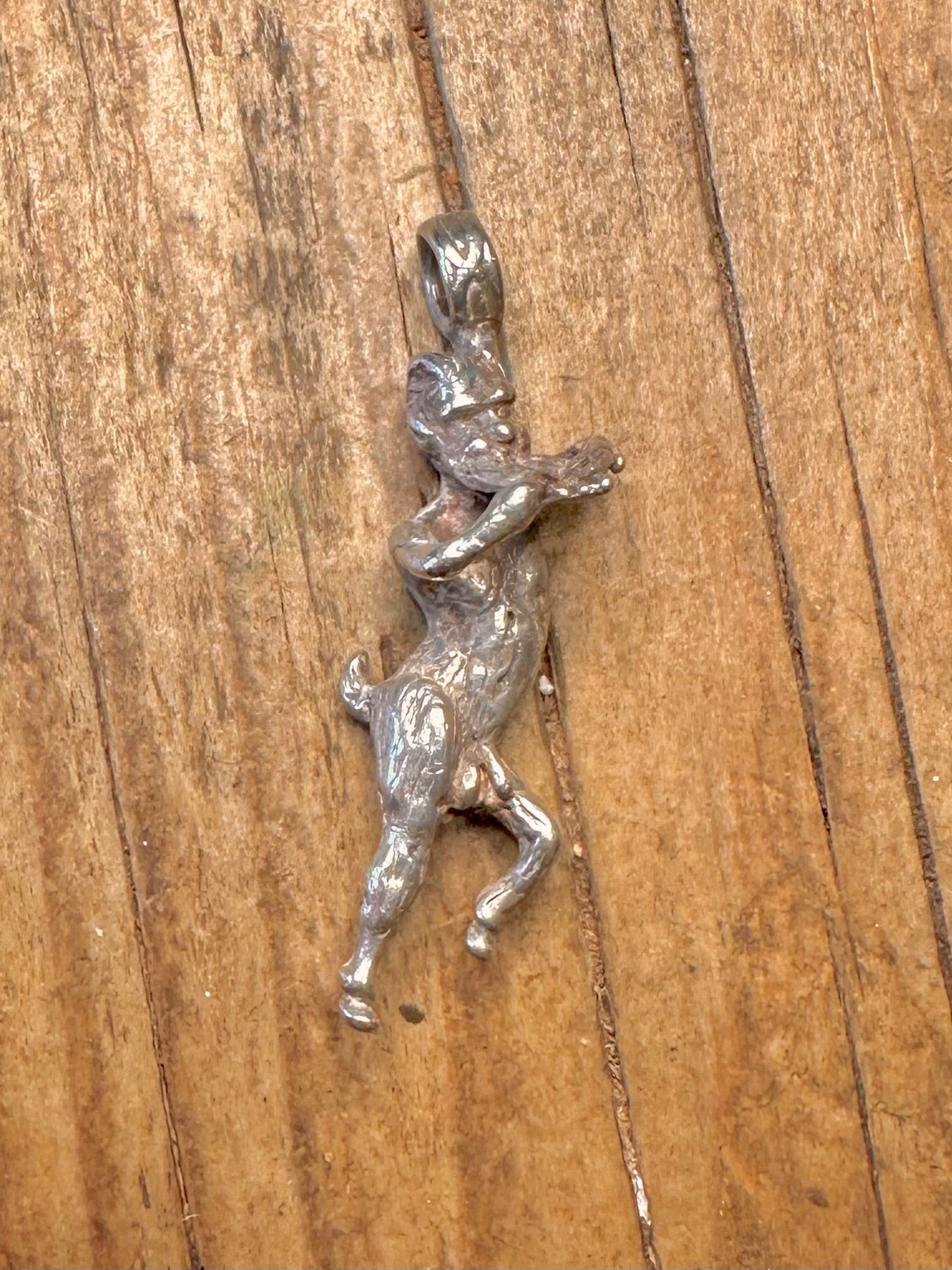 Pan Fabelwesen Anhänger aus 925er Sterlingsilber