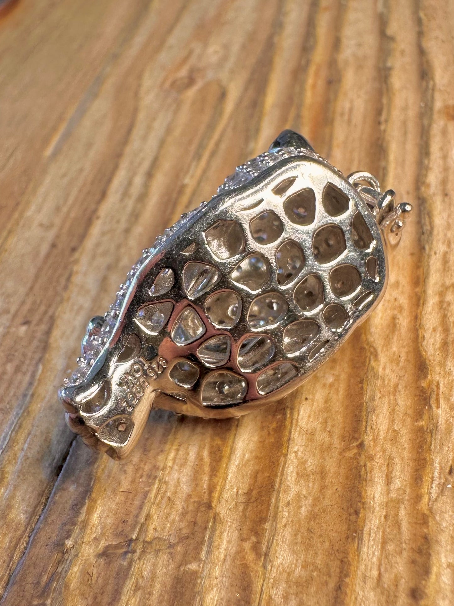 Tova Panther Cubic Zirconia 925 Sterling Silver Pendant