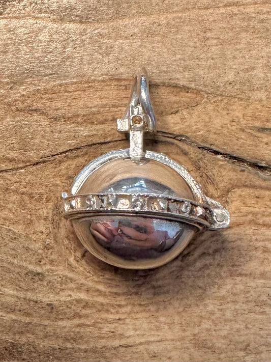 Vintage 1977 Royal Orb EH 925 Silver Pendant