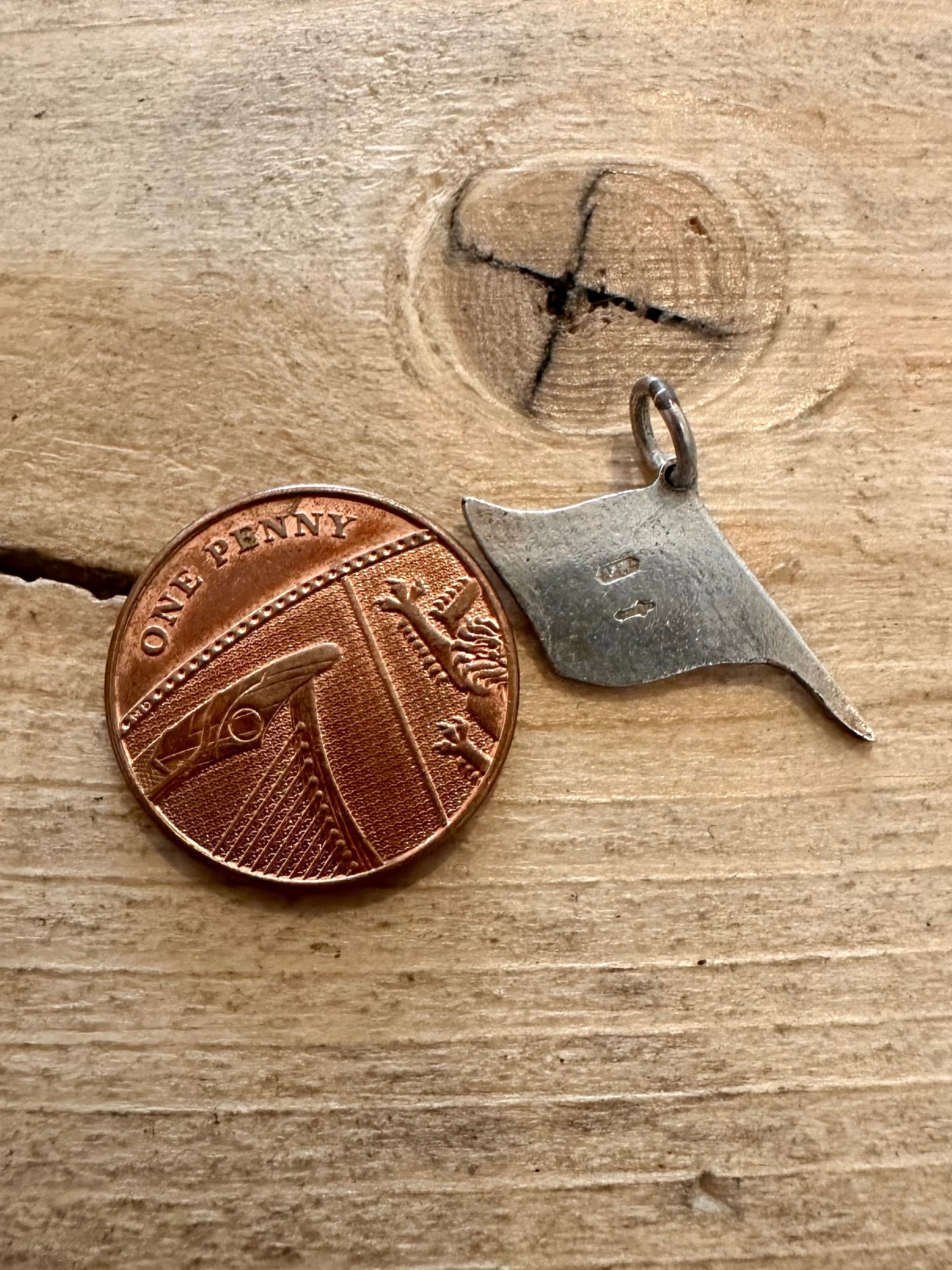 Vintage Netherlands Flag Enamel Silver Pendant