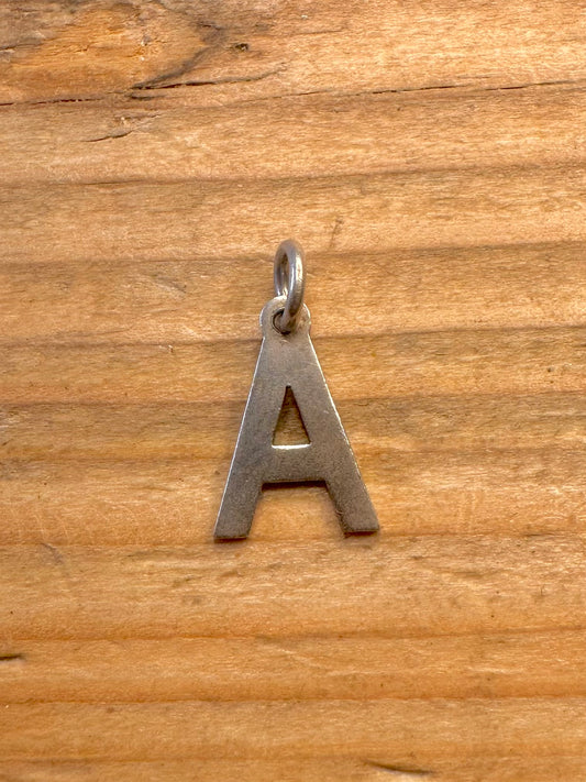Letter A 925 Sterling Silver Pendant