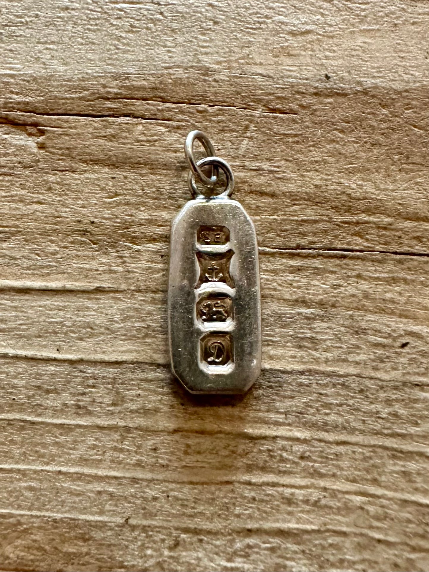 Vintage 1978 Ingot Birmingham 925 Silver Pendant