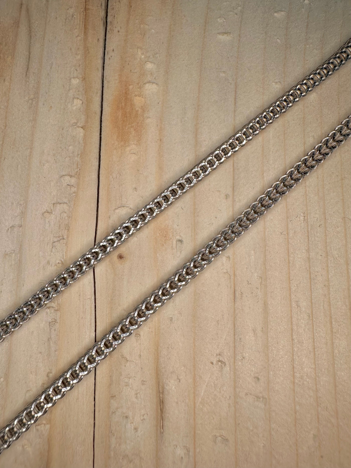 Franco Style Chain 925 Sterling Silver 14.75 inch Necklace