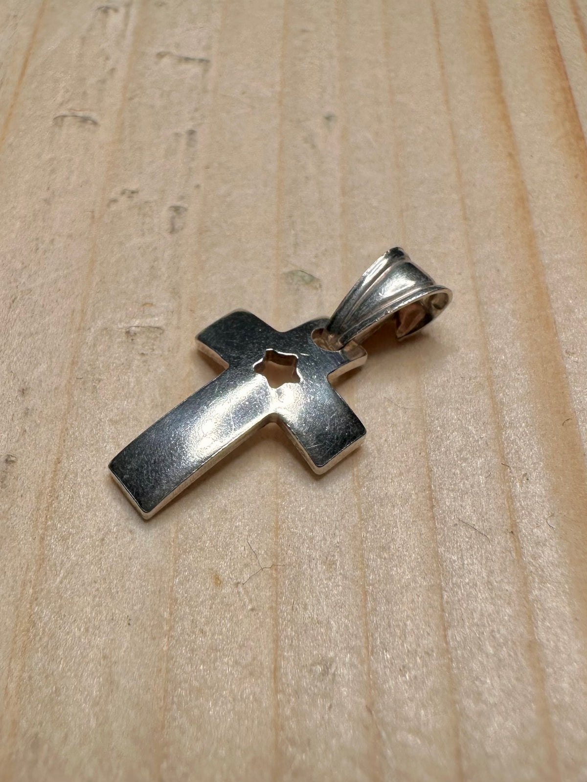 Star Cross 925 Sterling Silver Pendant