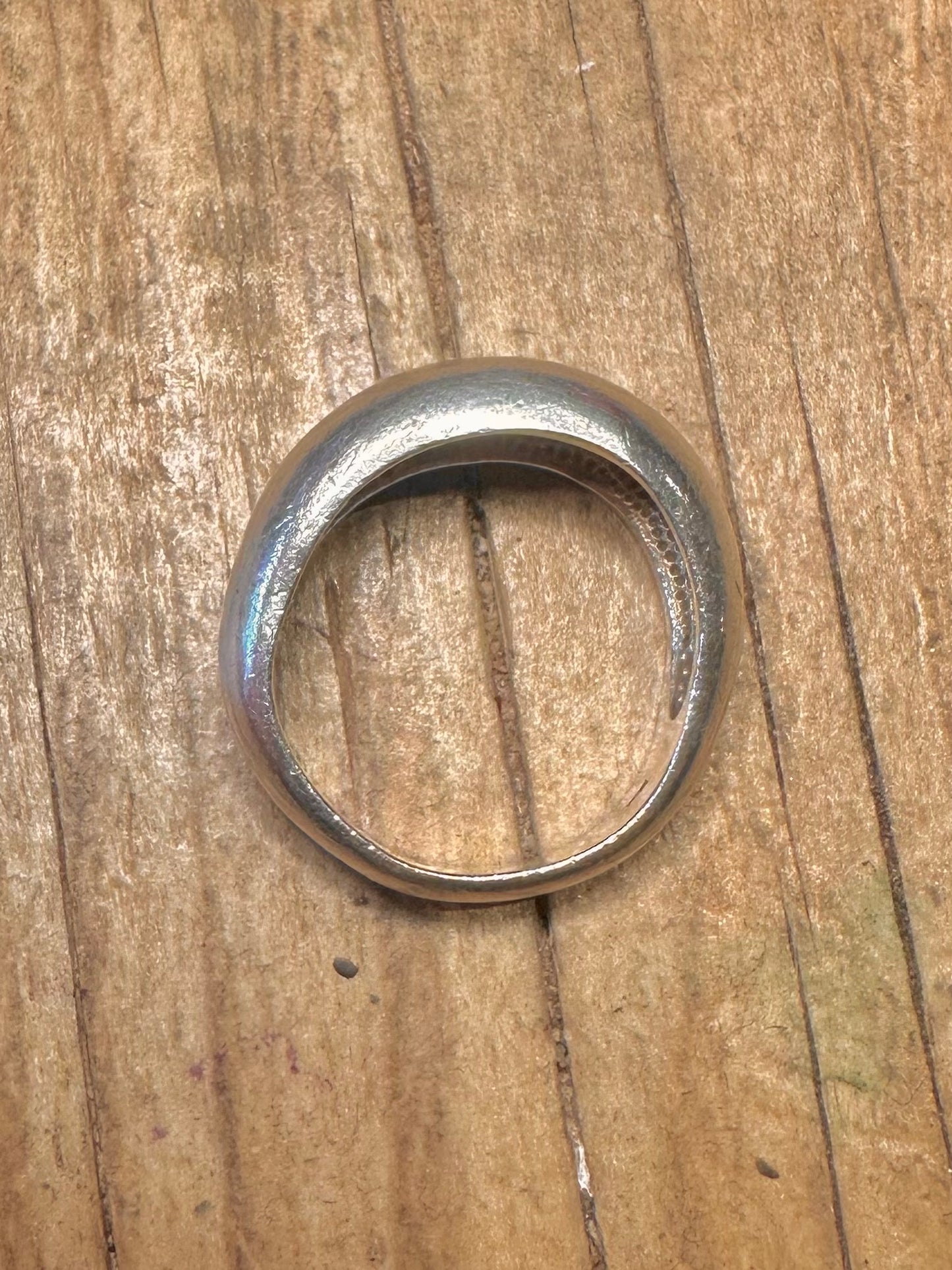 Modern Dome 925 Sterling Silver Size O Ring