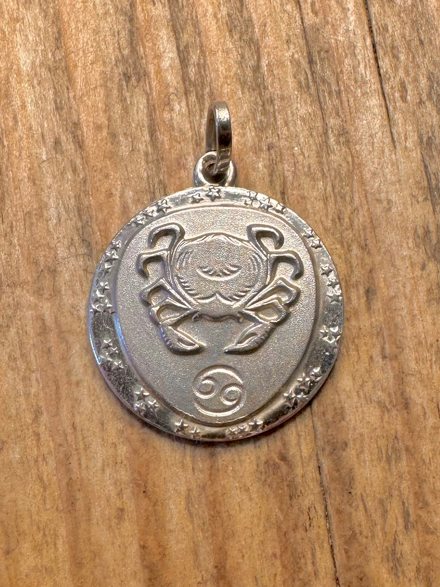 Tierkreiszeichen 1966 Krebs Krabbe Astrologie 925 Sterling Silber Anhänger