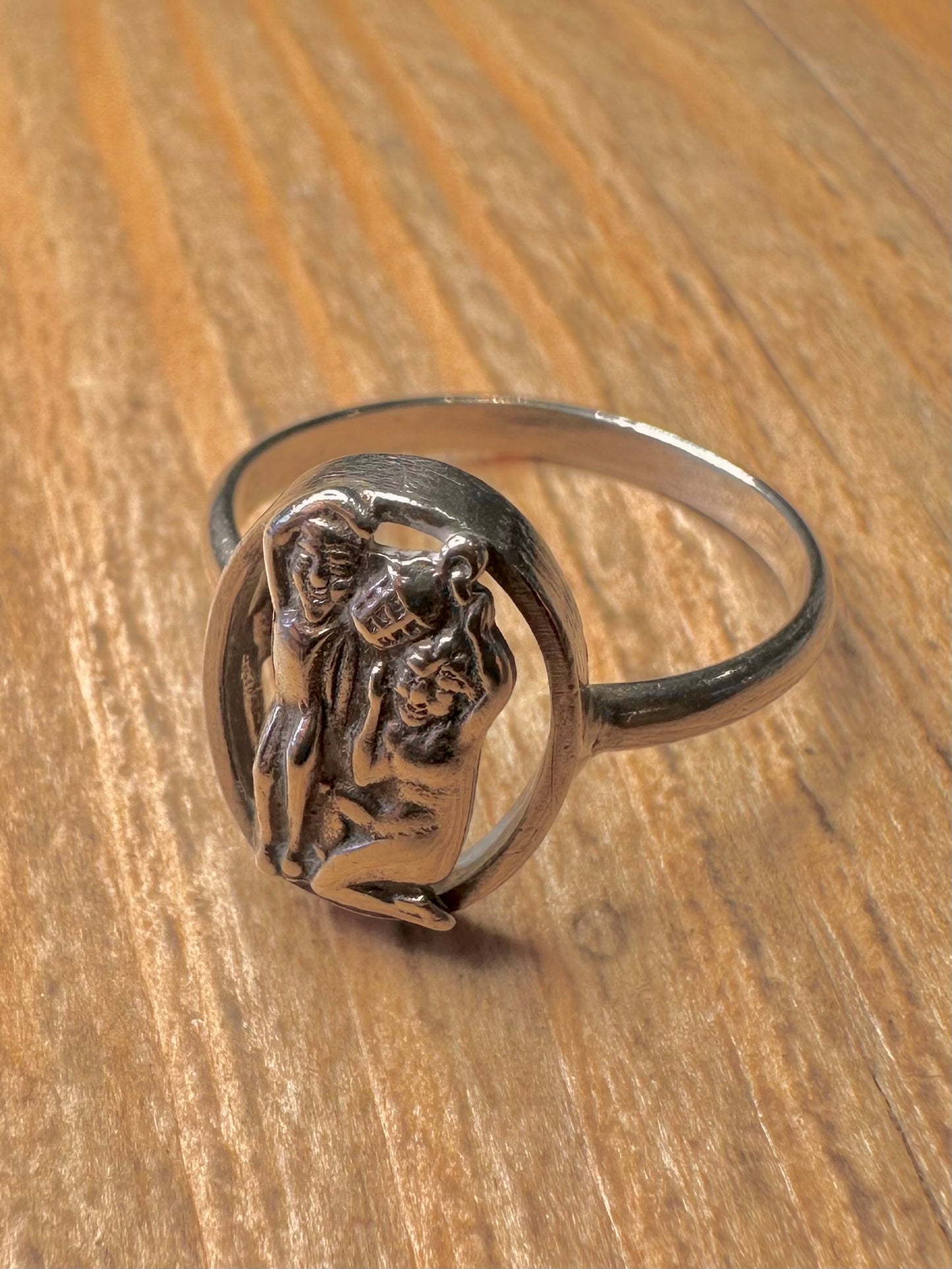 Vintage Joan The Wad 925 Sterling Silver Size R Ring