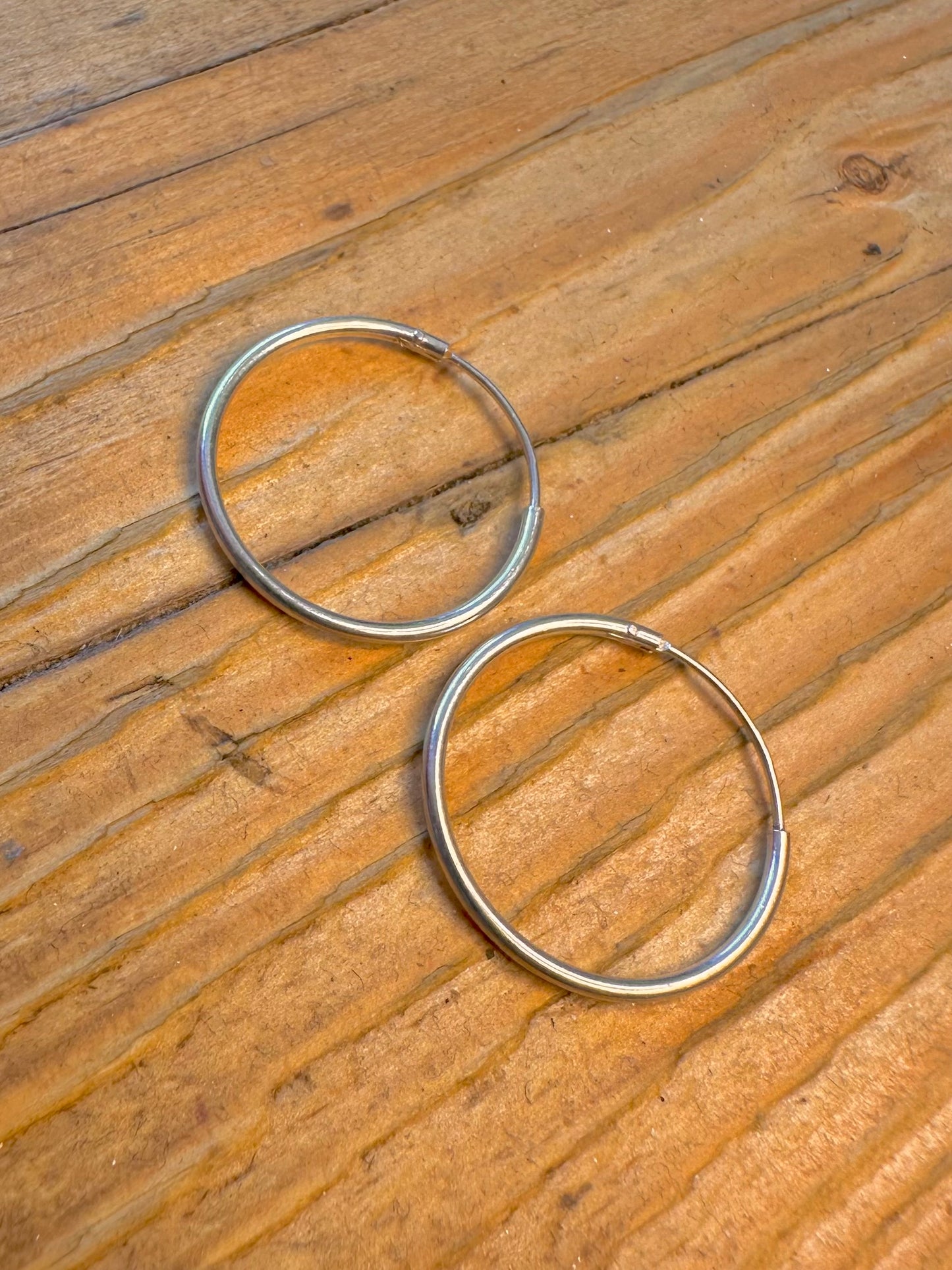 Hoops 925 Sterling Silver Earrings