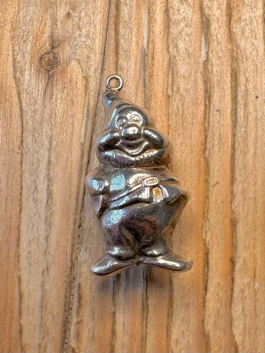 Vintage Walt Disney Dwarf 925 Sterling Silver Pendant