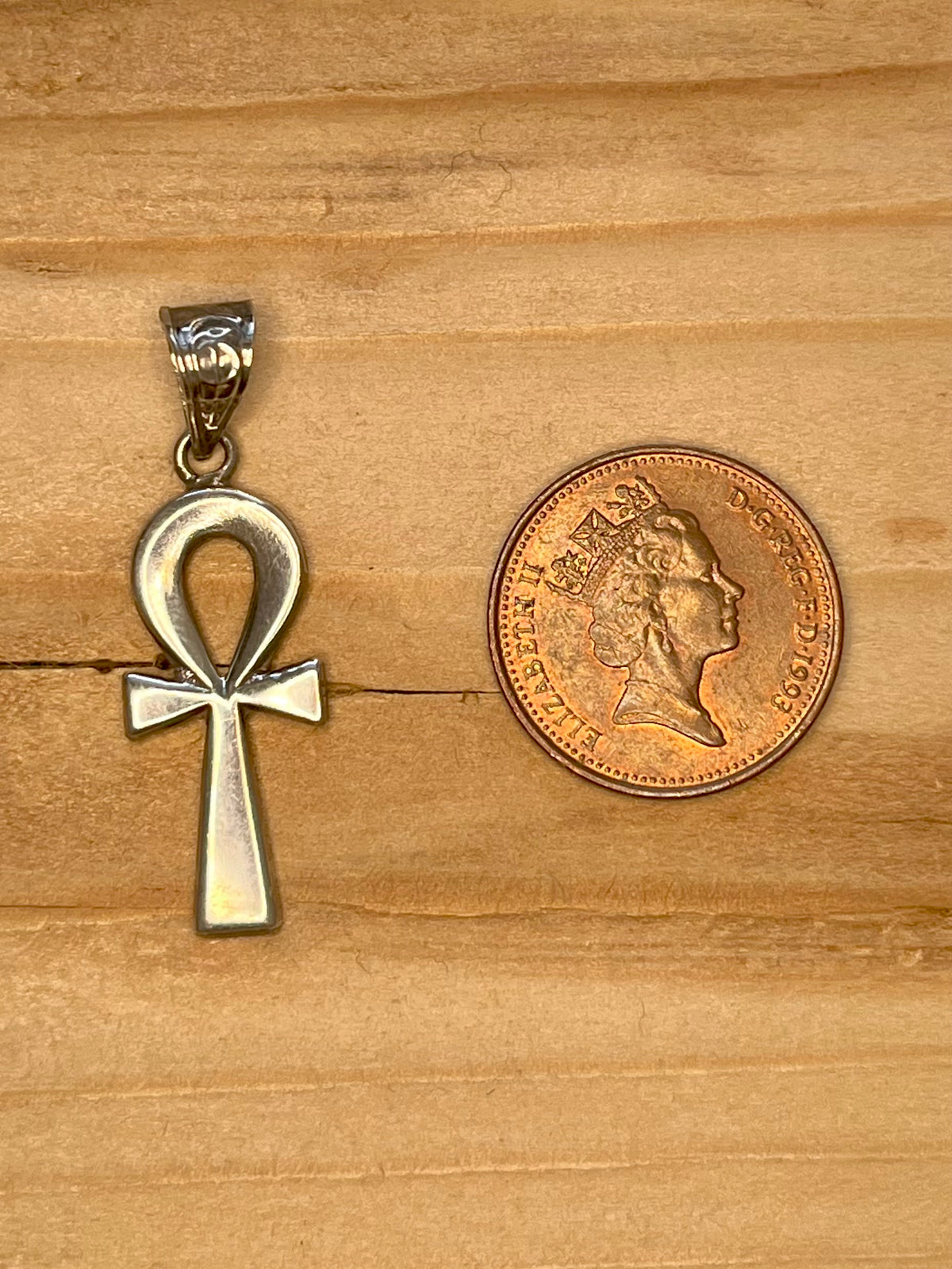 Egyptian Ankh 925 Sterling Silver Pendant