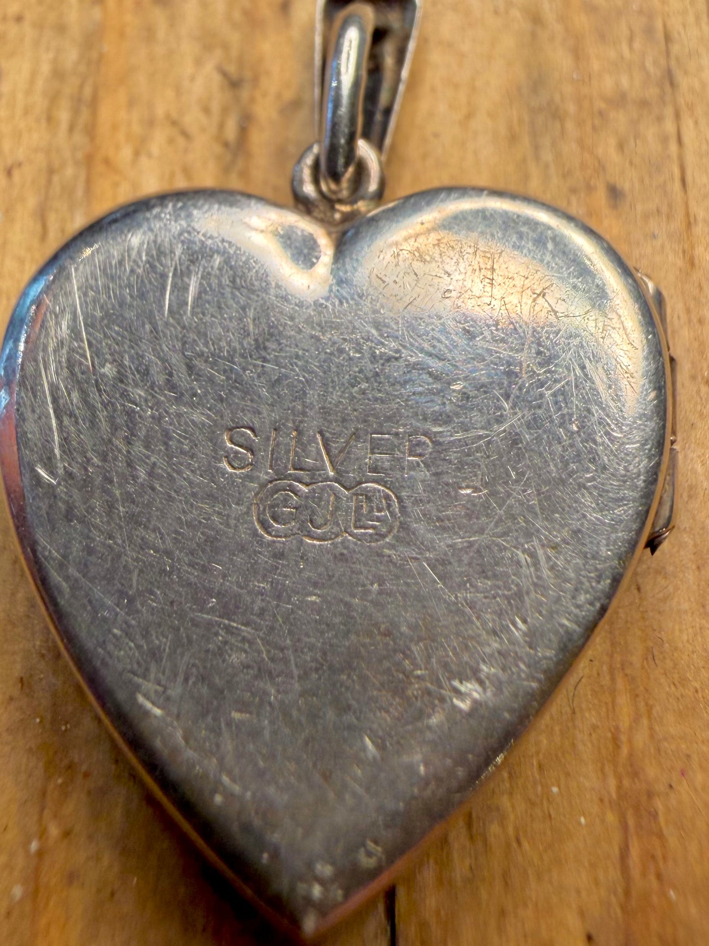 Georg Jensen Ltd Heart Spiral Locket 925 Sterling Silver Pendant