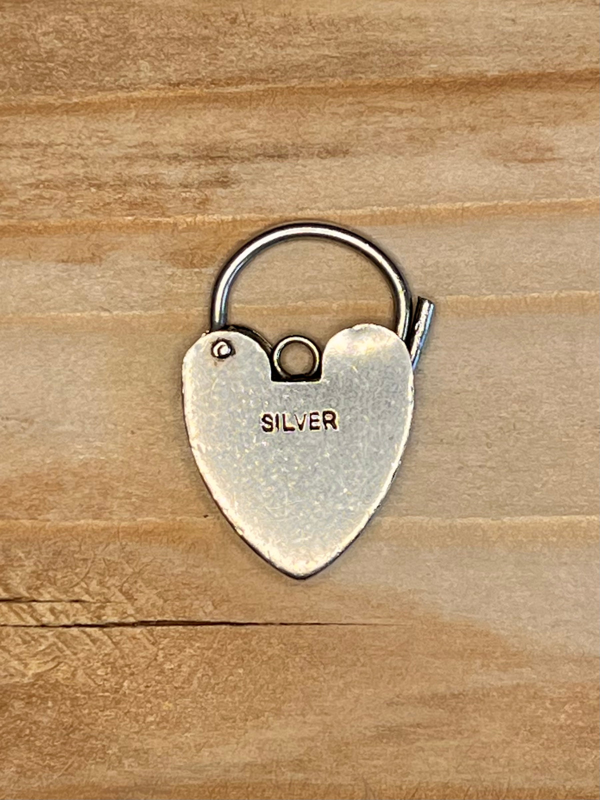 Heart Padlock 925 Sterling Silver Pendant