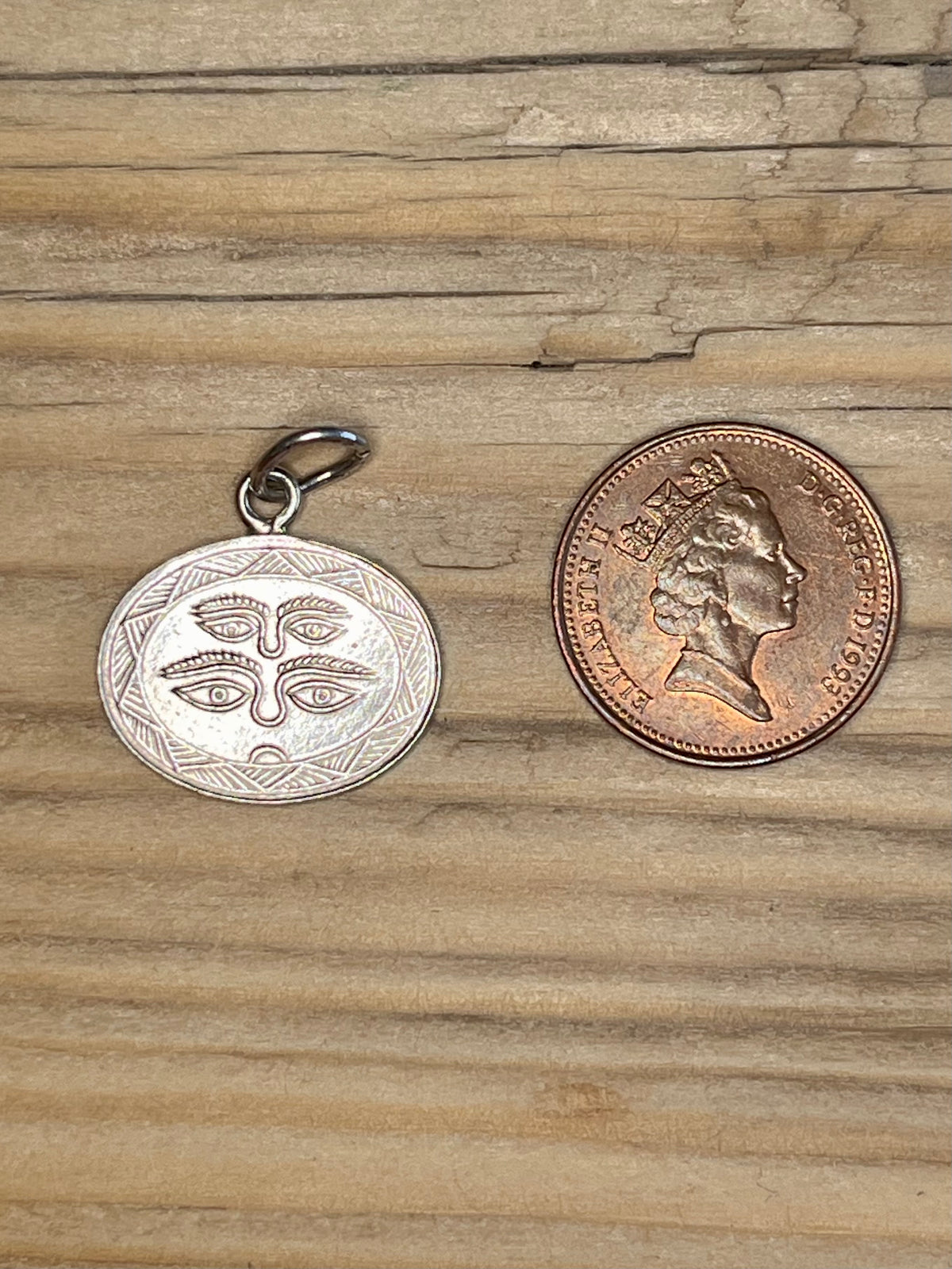 Four Eyes Protection 925 Sterling Silver Pendant