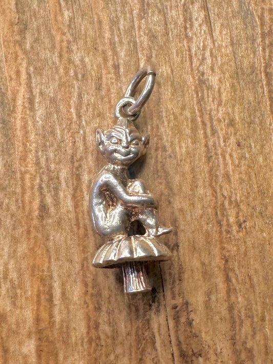 Vintage Cornish Imp 925 Sterling Silber Charm-Anhänger