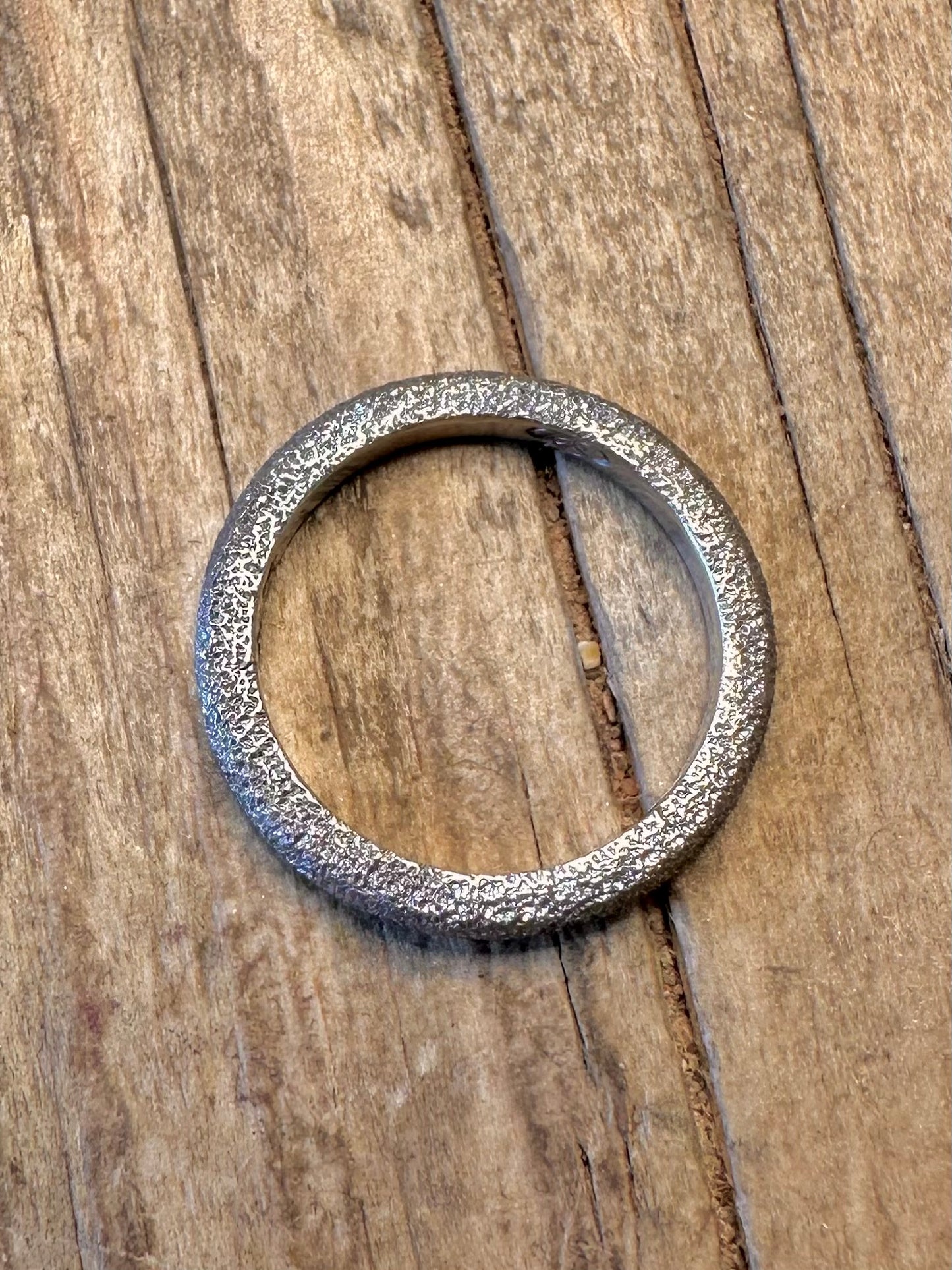 Links of London 2000 Textured Band 925 Sterling Silver Size K Ring